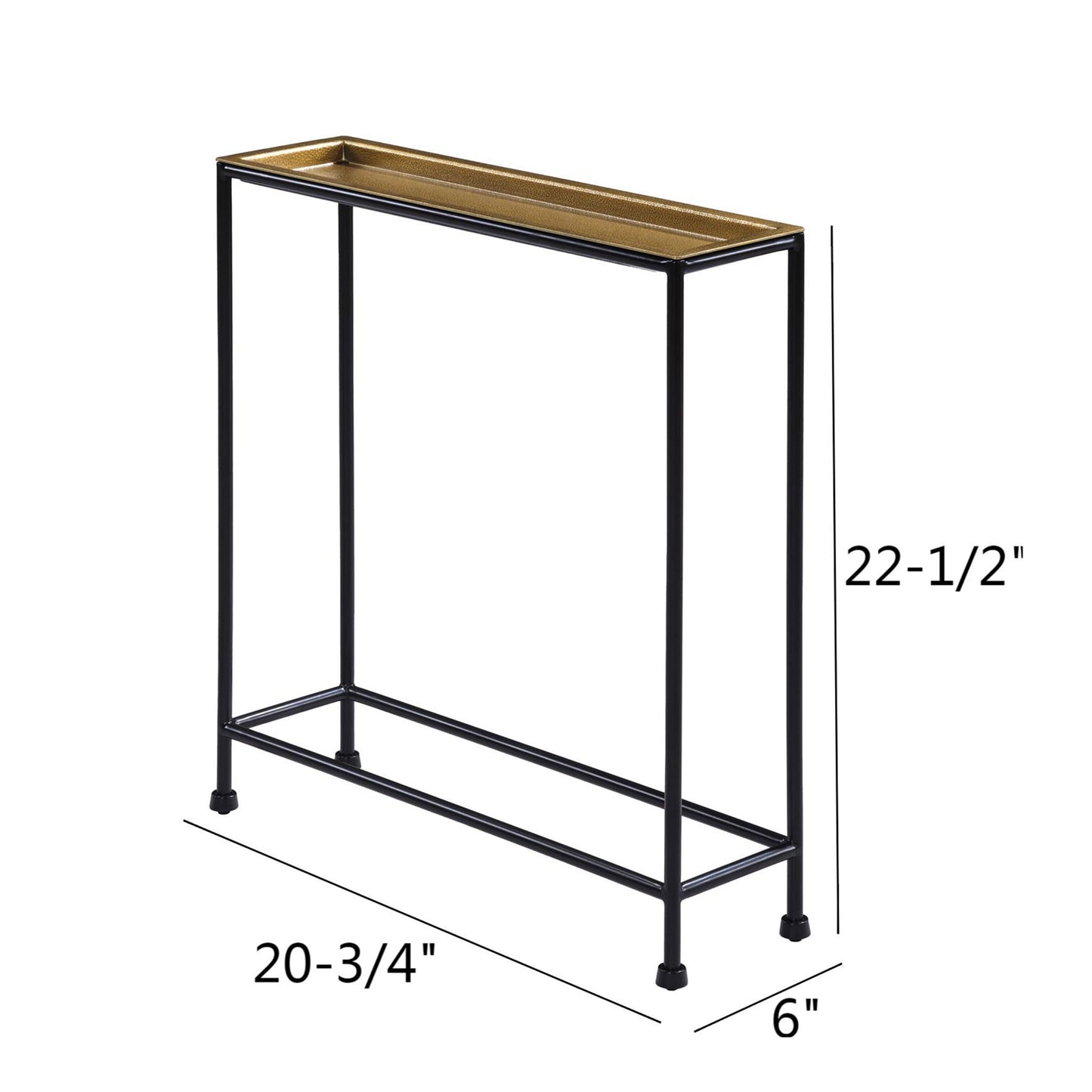 Trenton - Accent Side Table - Antique Bronze Home Essentials