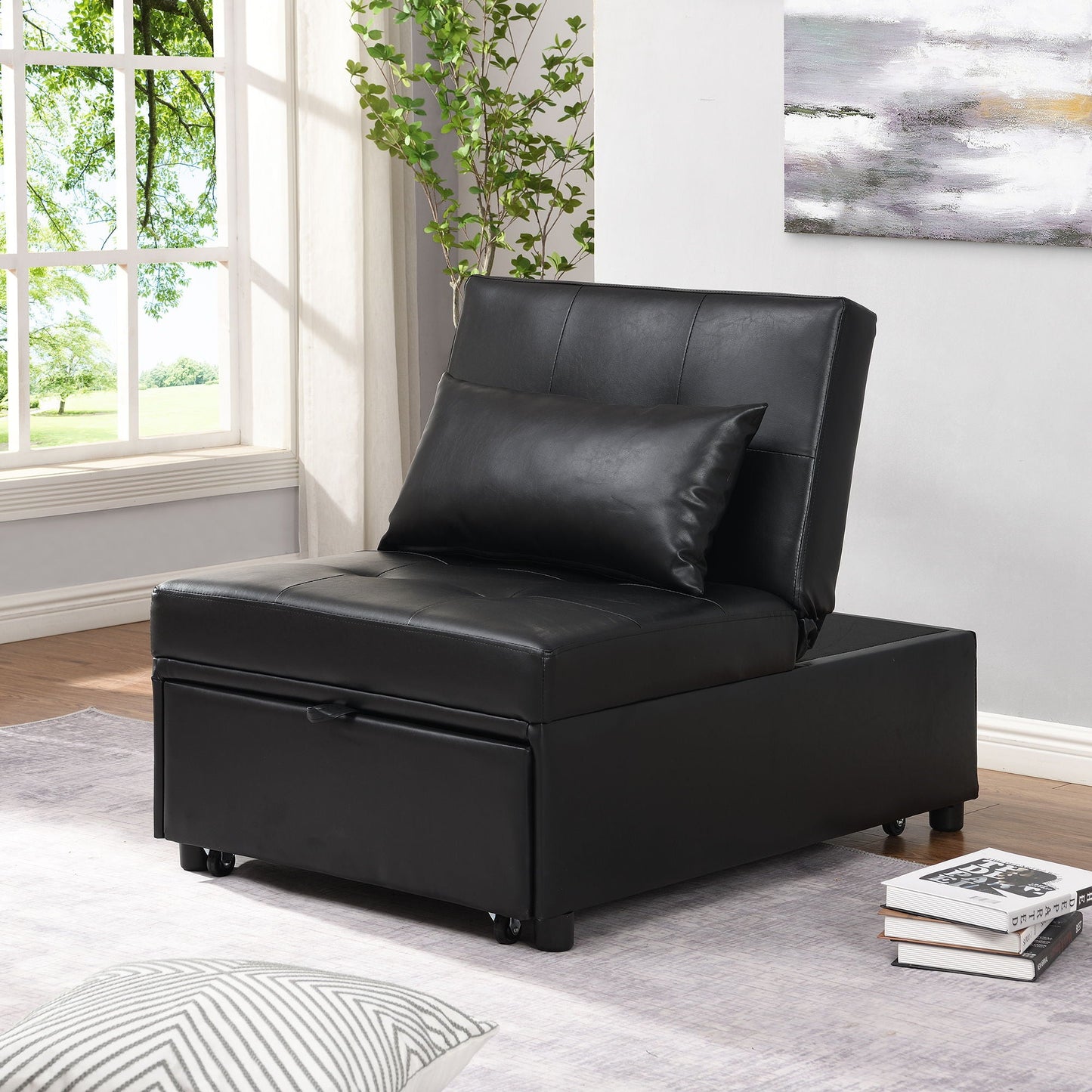 Versatile Folding Ottoman Sofa Bed Multifunctional Space Saver Home Essentials