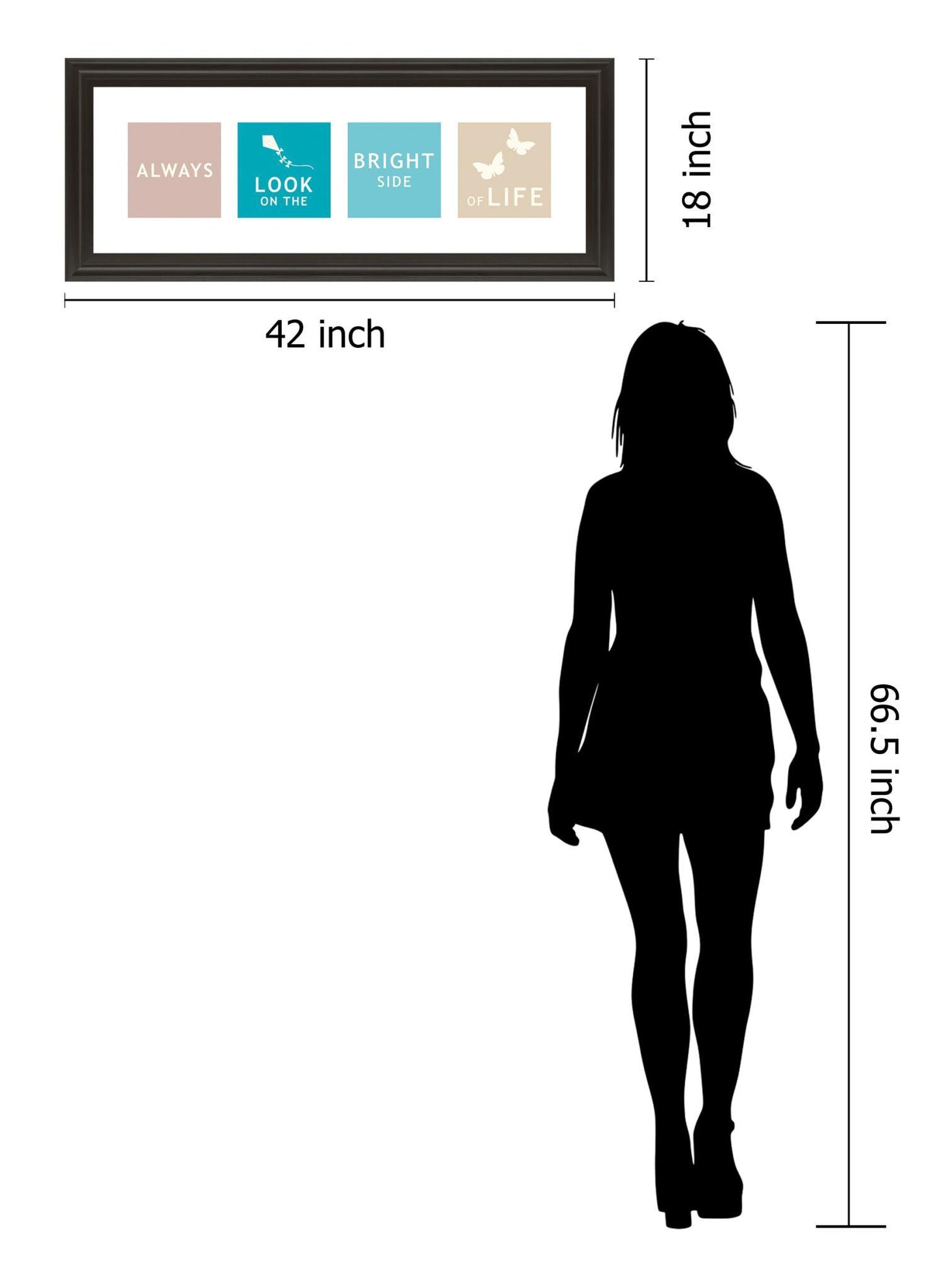 Words Of Kindness I By The Vintage Collection - Framed Print Wall Art - Blue Classy Living