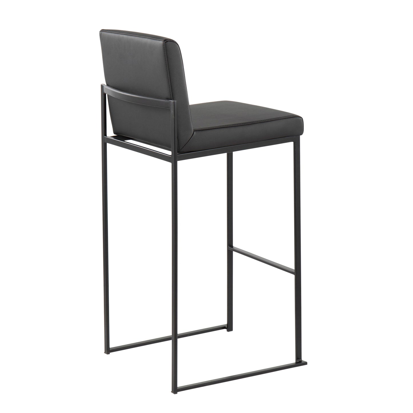Fuji - Contemporary High Back Barstool Elegant Design Lumi Source
