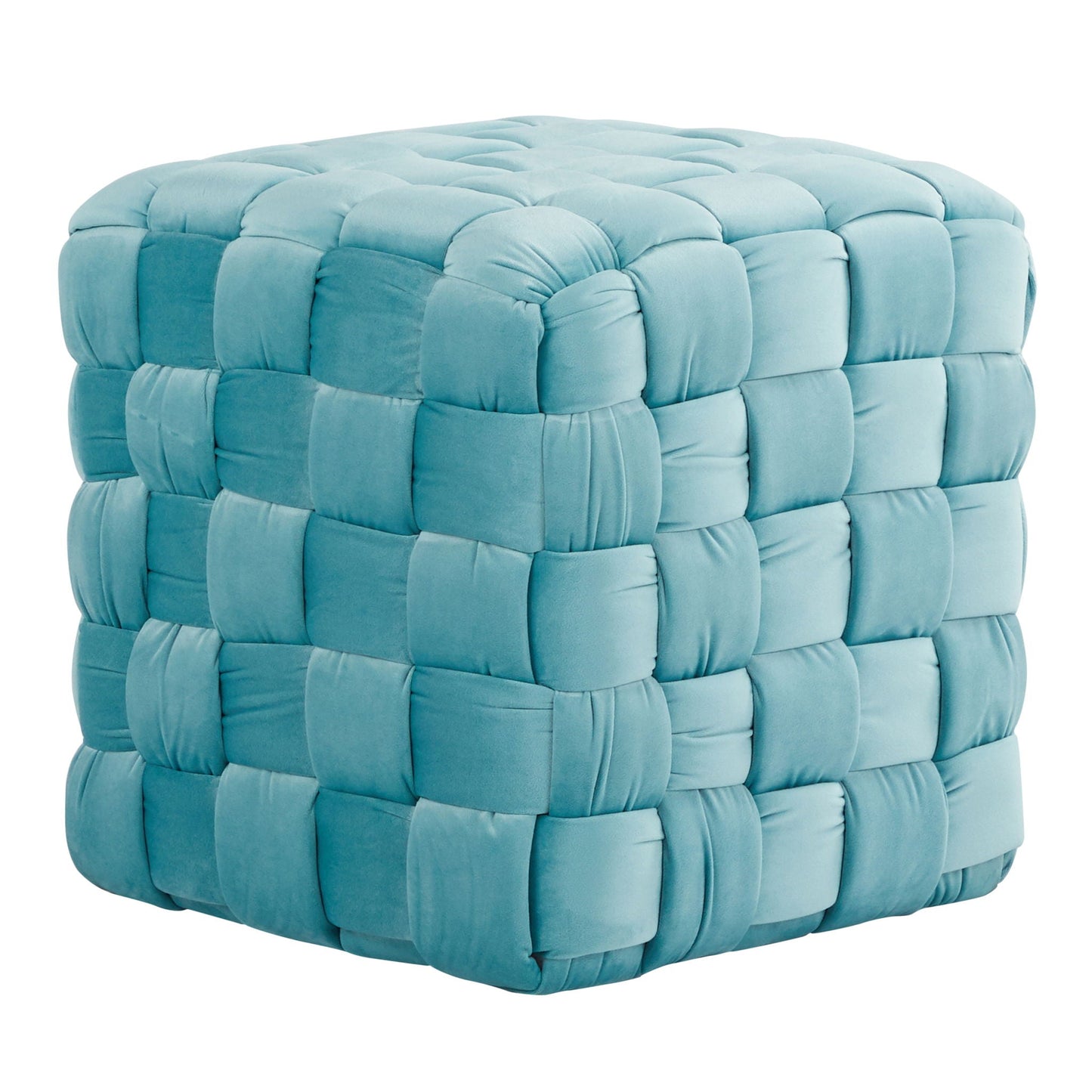 Square Braided Ottoman - Lumi Source