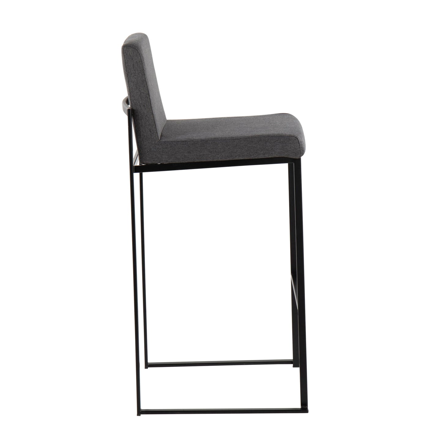 Fuji - Contemporary High Back Barstool Elegant Design Lumi Source