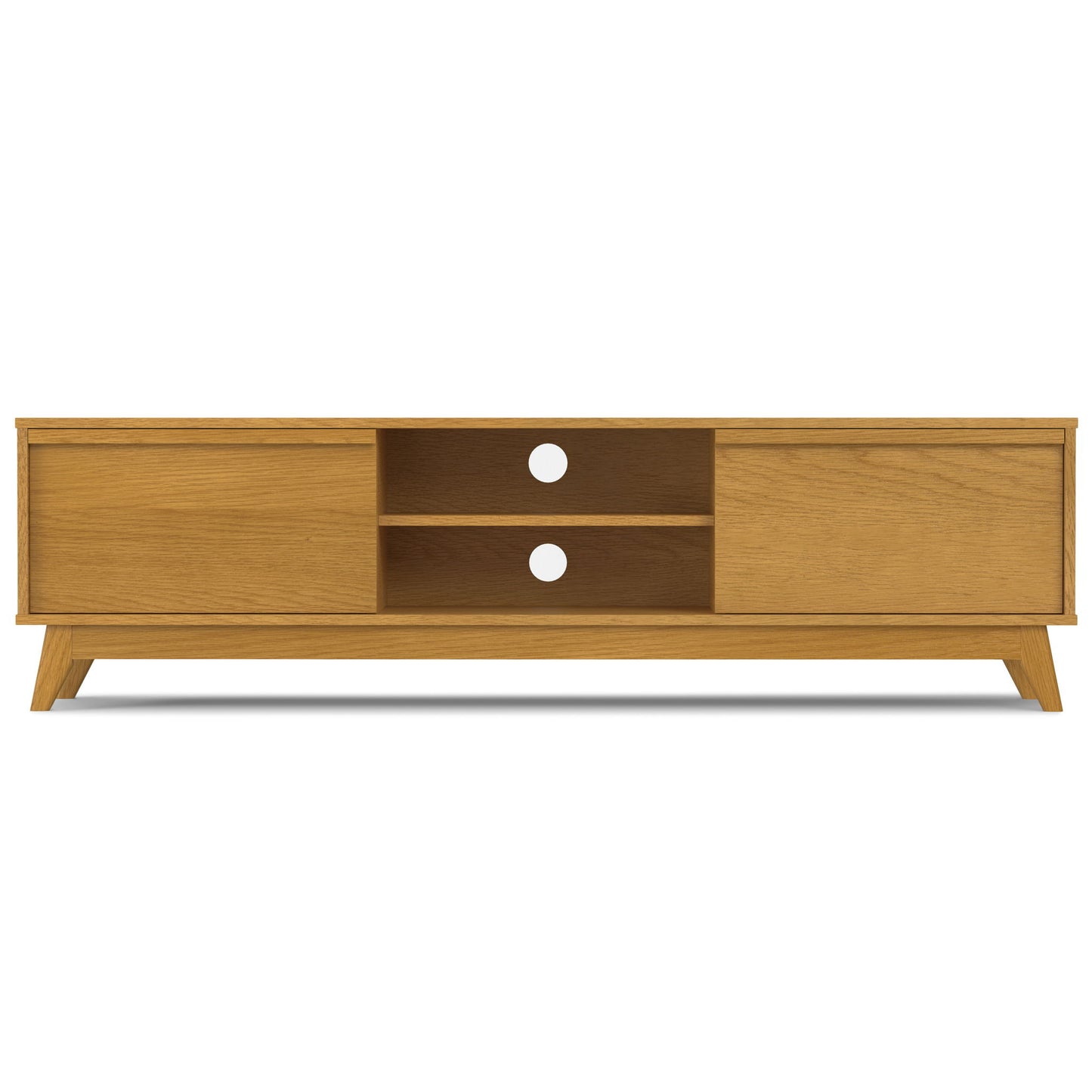 Lennon - Handcrafted Low TV Stand Simpli-Home