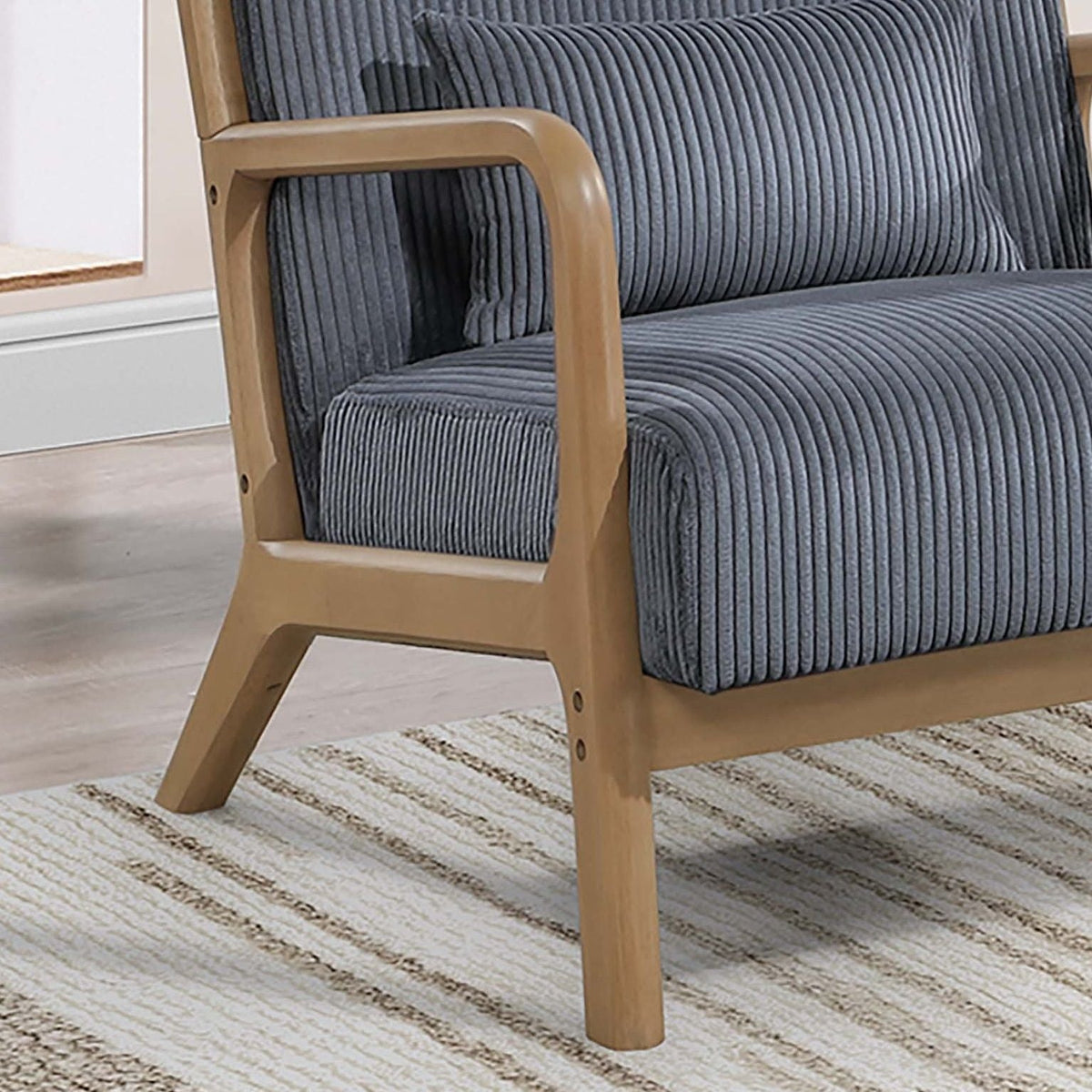Accent Chair With Plush Cushion Home Essentials