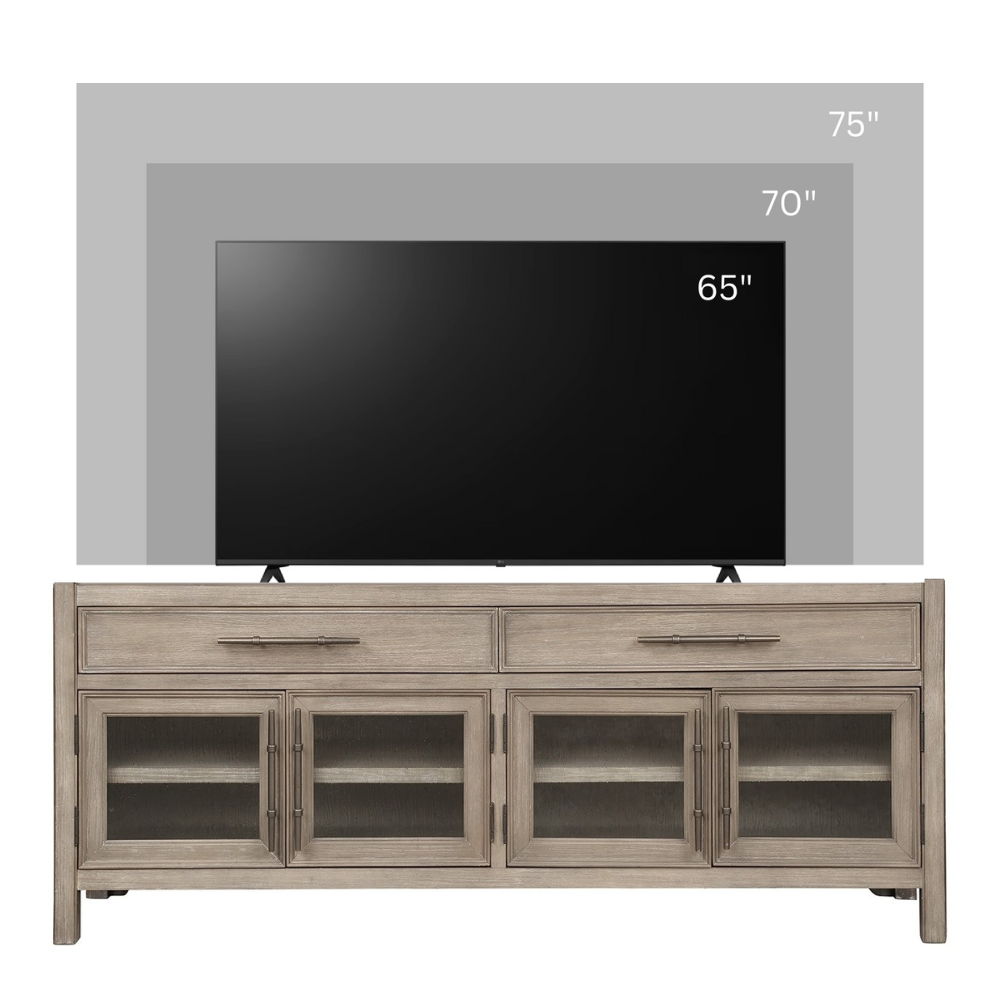 Cypress Lane - TV Stand Console - White Oak Legends