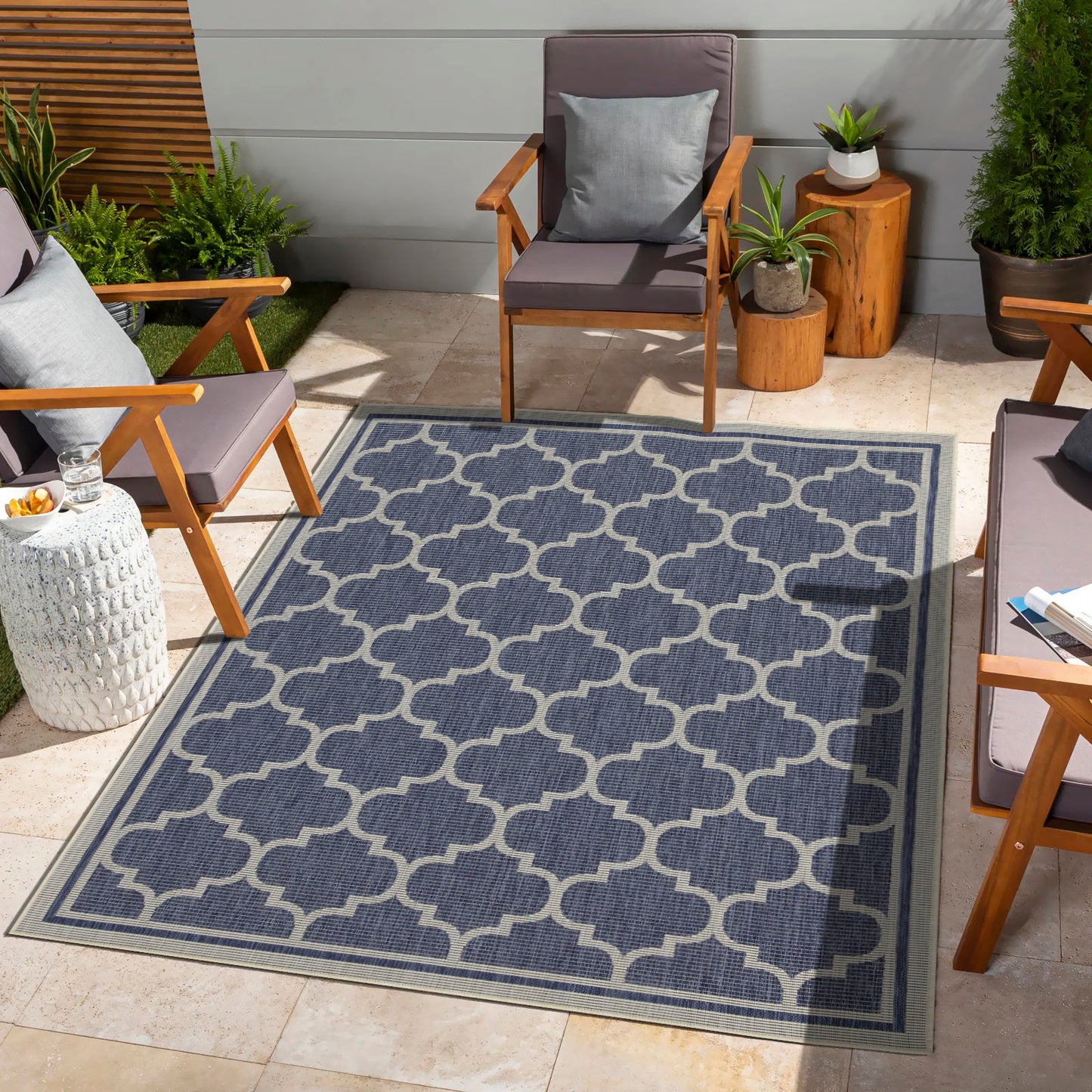Sunshine - 2'7" X 7'3" Polypropylene Indoor / Outdoor Area Rug Icona Home Decor
