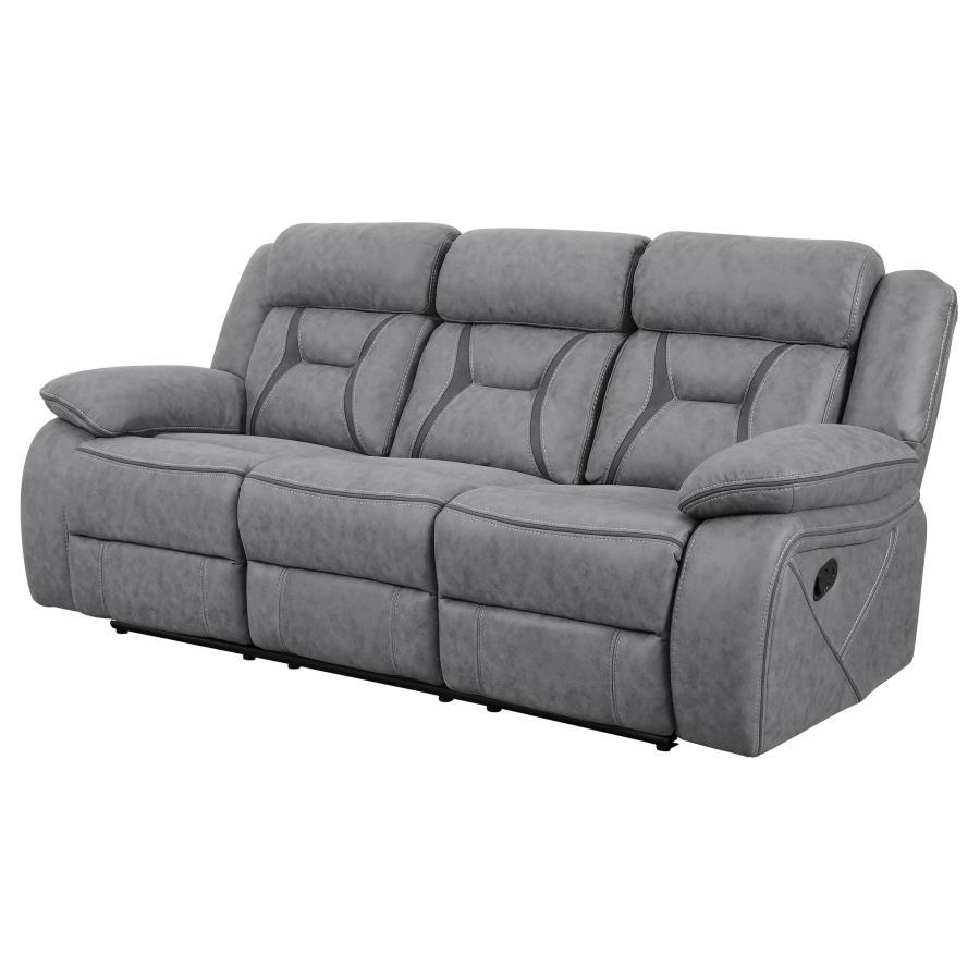 Higgins - Pillow Top Arm Upholstered Motion Sofa CoasterEveryday