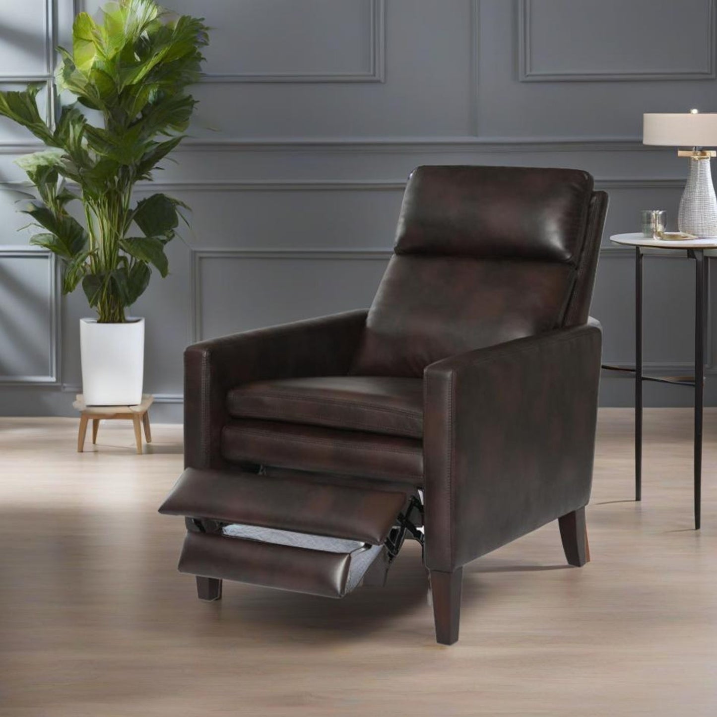 Vaughn - Push Back Recliner With Solid Hardwood Legs Home Essentials