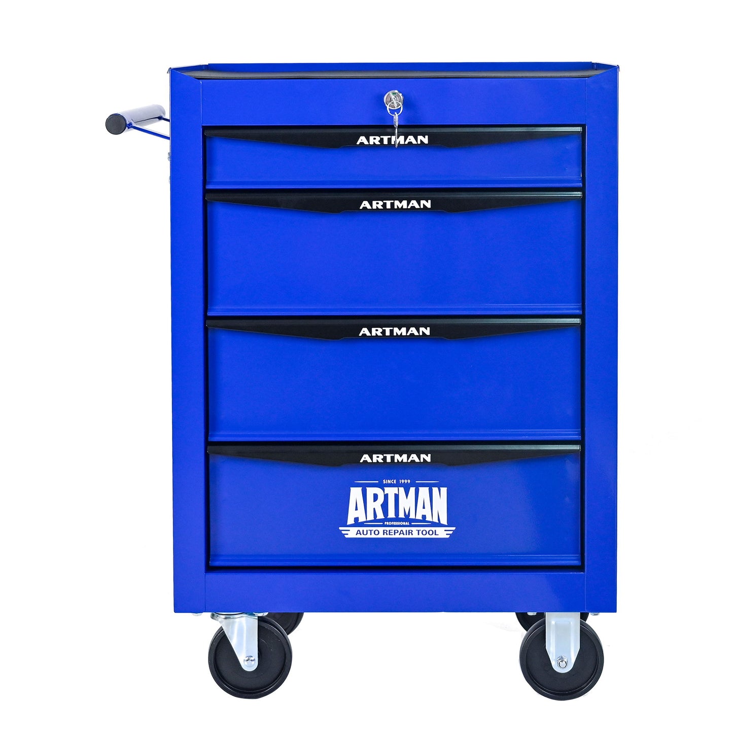Rolling Metal Tool Chest With Drawers, Steel Storage Cabinet With Ball Bearing Slides Daily Nest