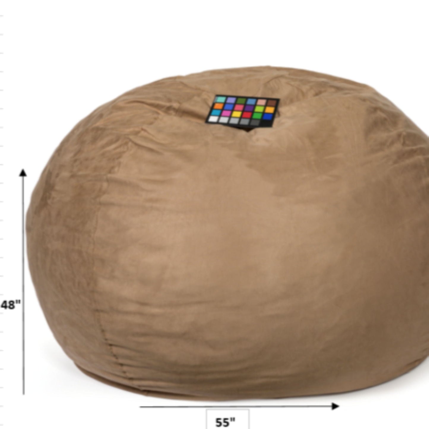 Comfortable High Density Shredded Foam Bean Bag Chair With Removable Cover Home Essentials