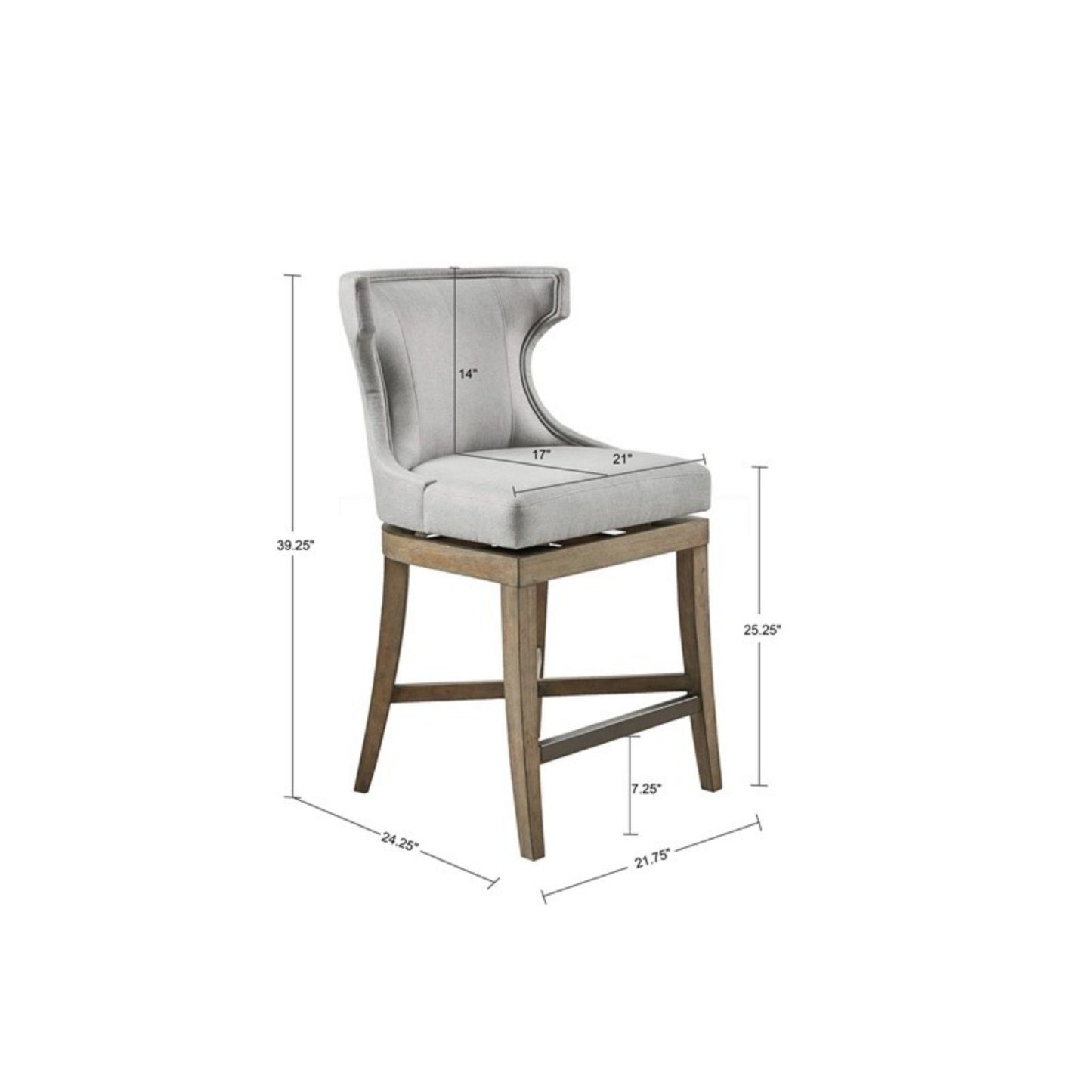 Carson - Counter Stool With Swivel Seat JLA