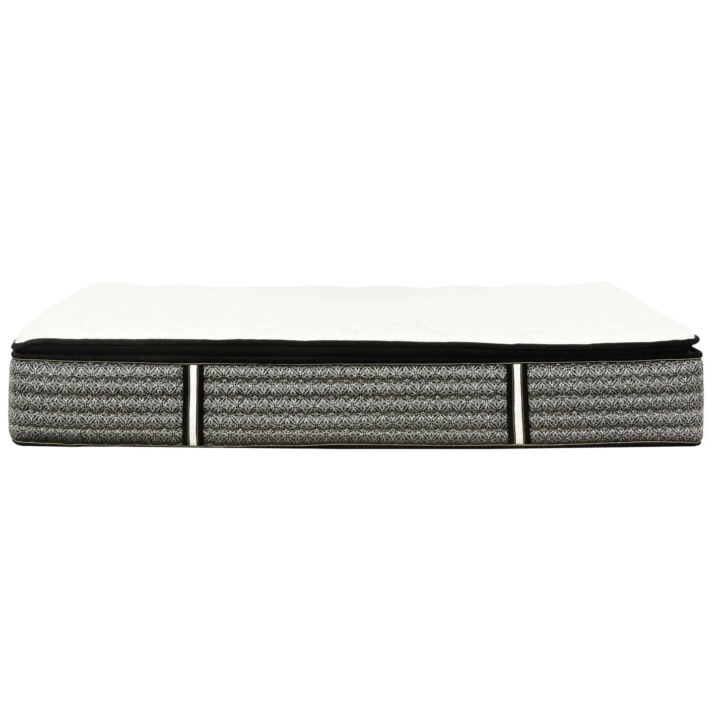 14" Premium Hybrid Mattress In A Box Plush Gel Memory Foam Top With Cooling Technology - Gray / White - Queen Daily Nest