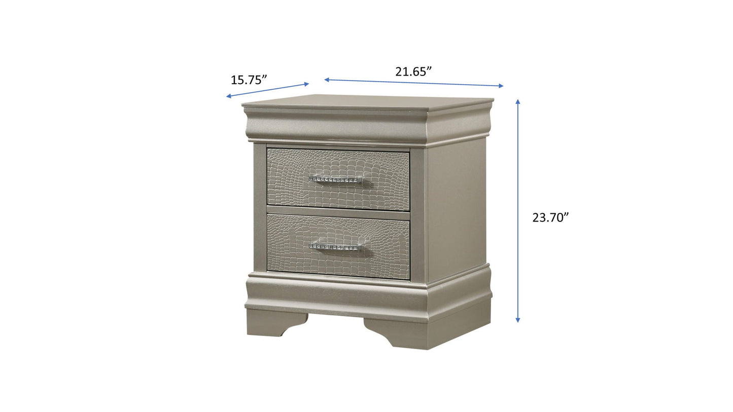 Amalia - Nightstand Crown Mark