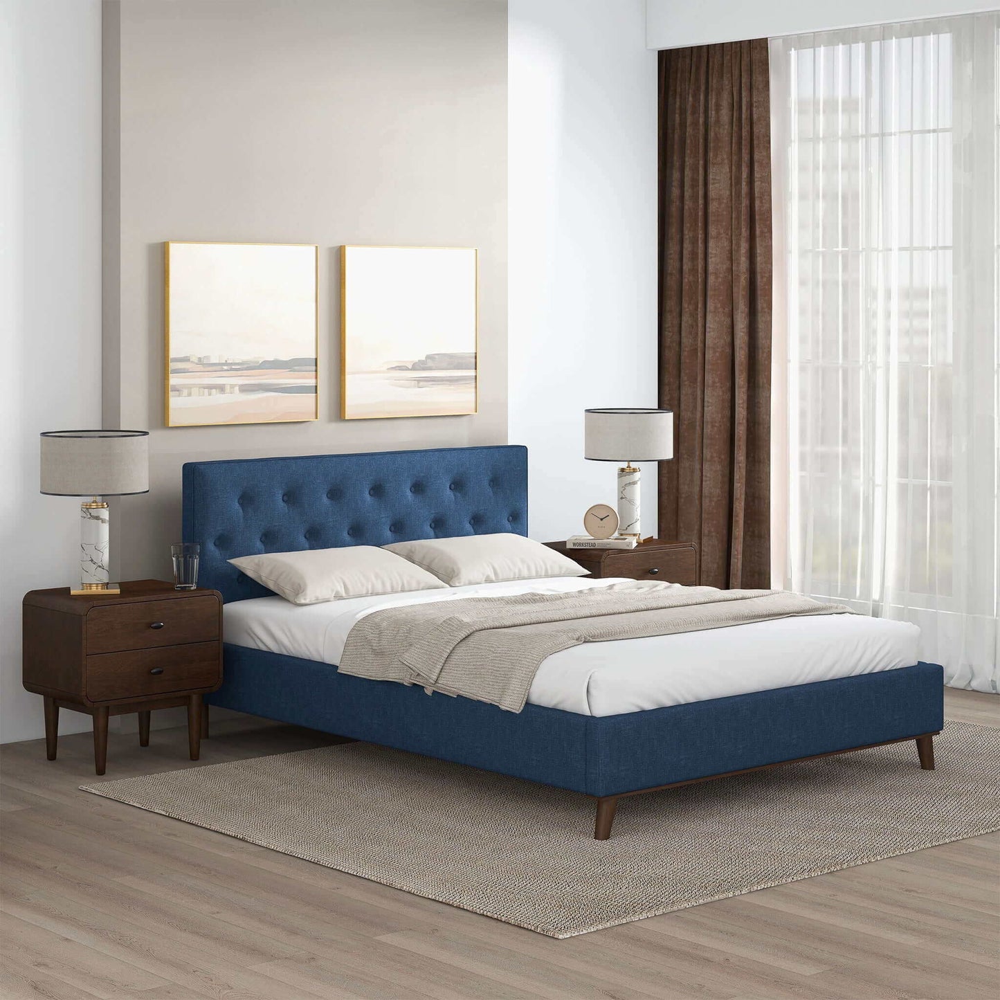 Graceville - Elegant Design Platform Bed Ashcroft Furniture