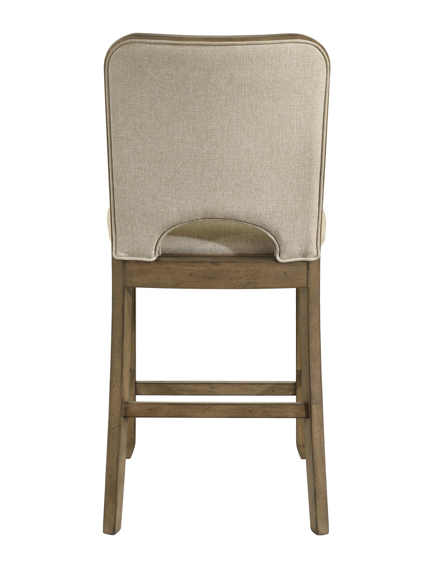 Cockrell - Counter Height Chair (Set of 2) - Light Brown / Beige Crown Mark