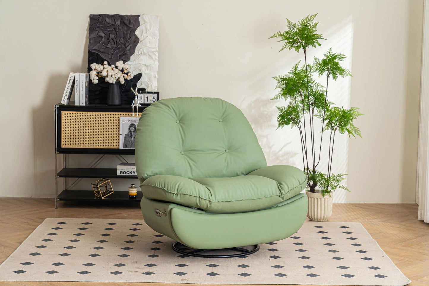 Power Recliner Swivel Glider USB Charger With Bluetooth Music Player, Sleep, Working, Game And Leisure Home Essentials