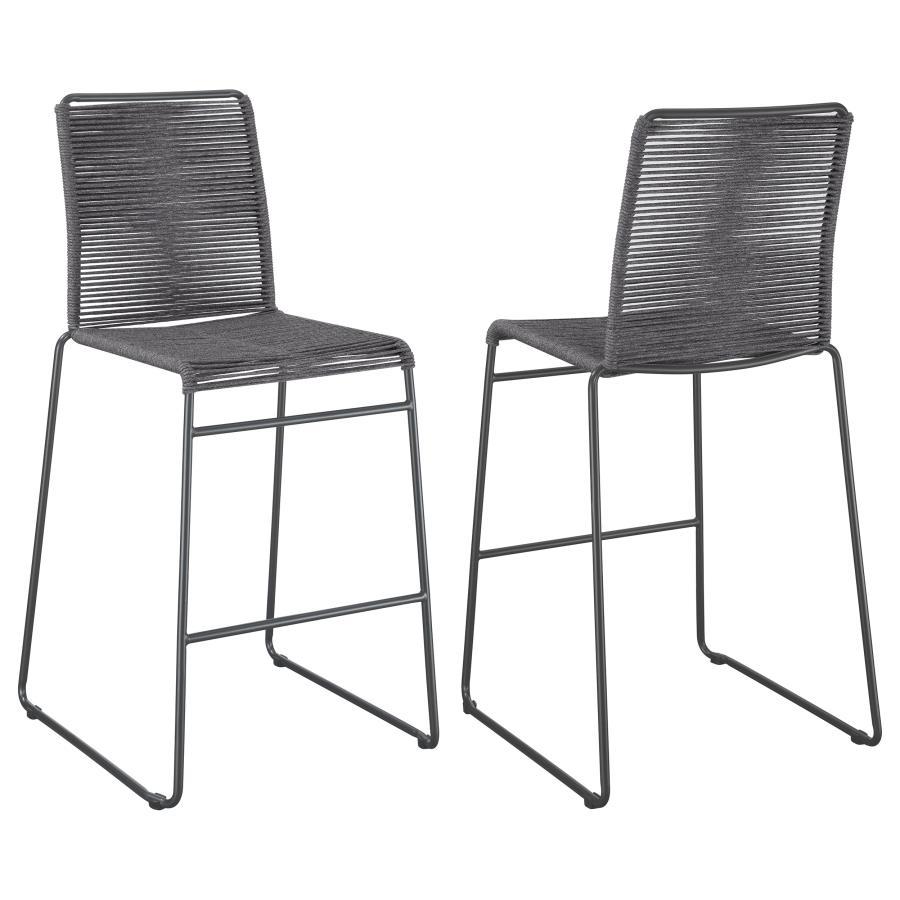 Jerome - Woven Rope Metal Chair (Set of 2) CoasterEssence