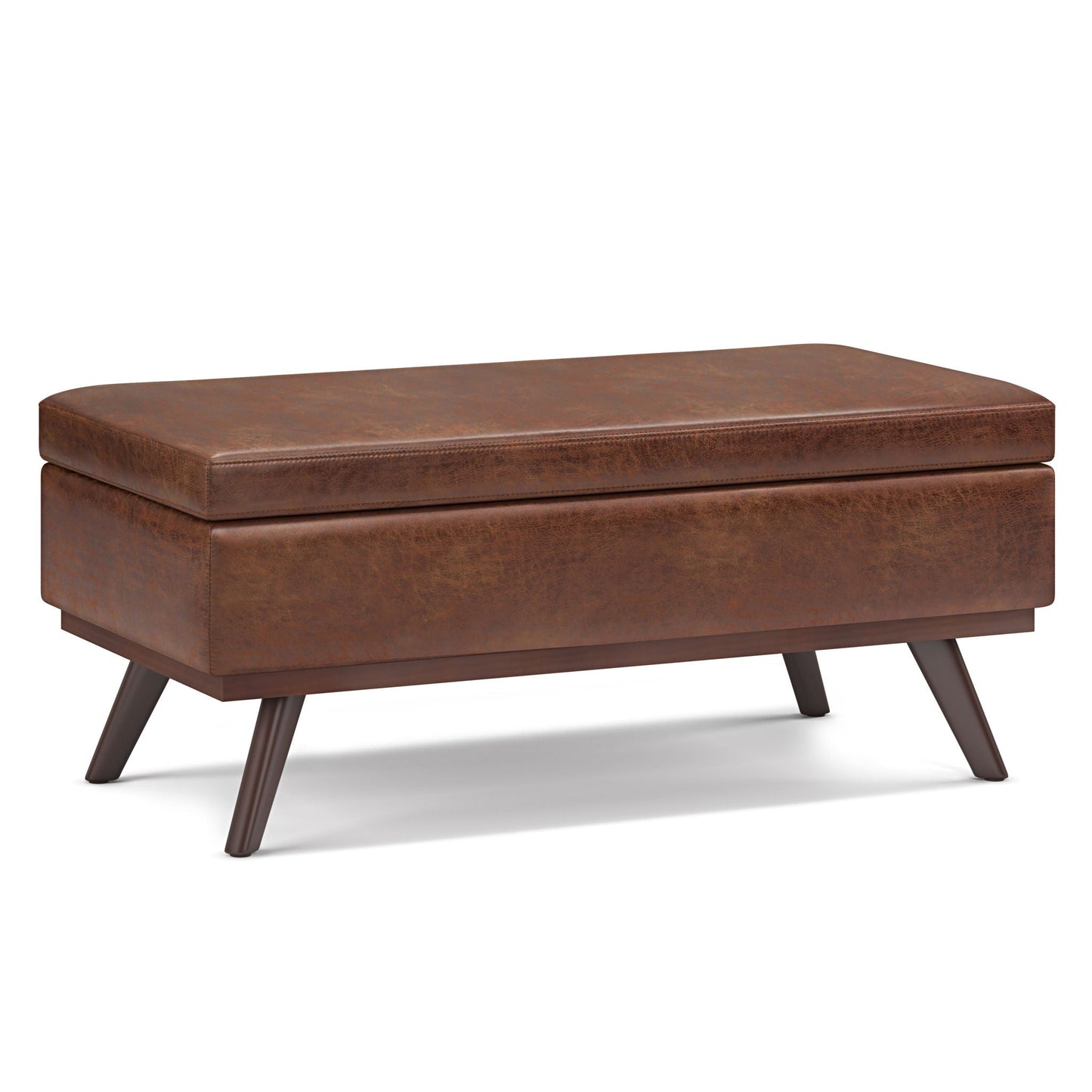 Owen - Lift Top Large Coffee Table Storage Ottoman, Mid Century Style Simpli-Home