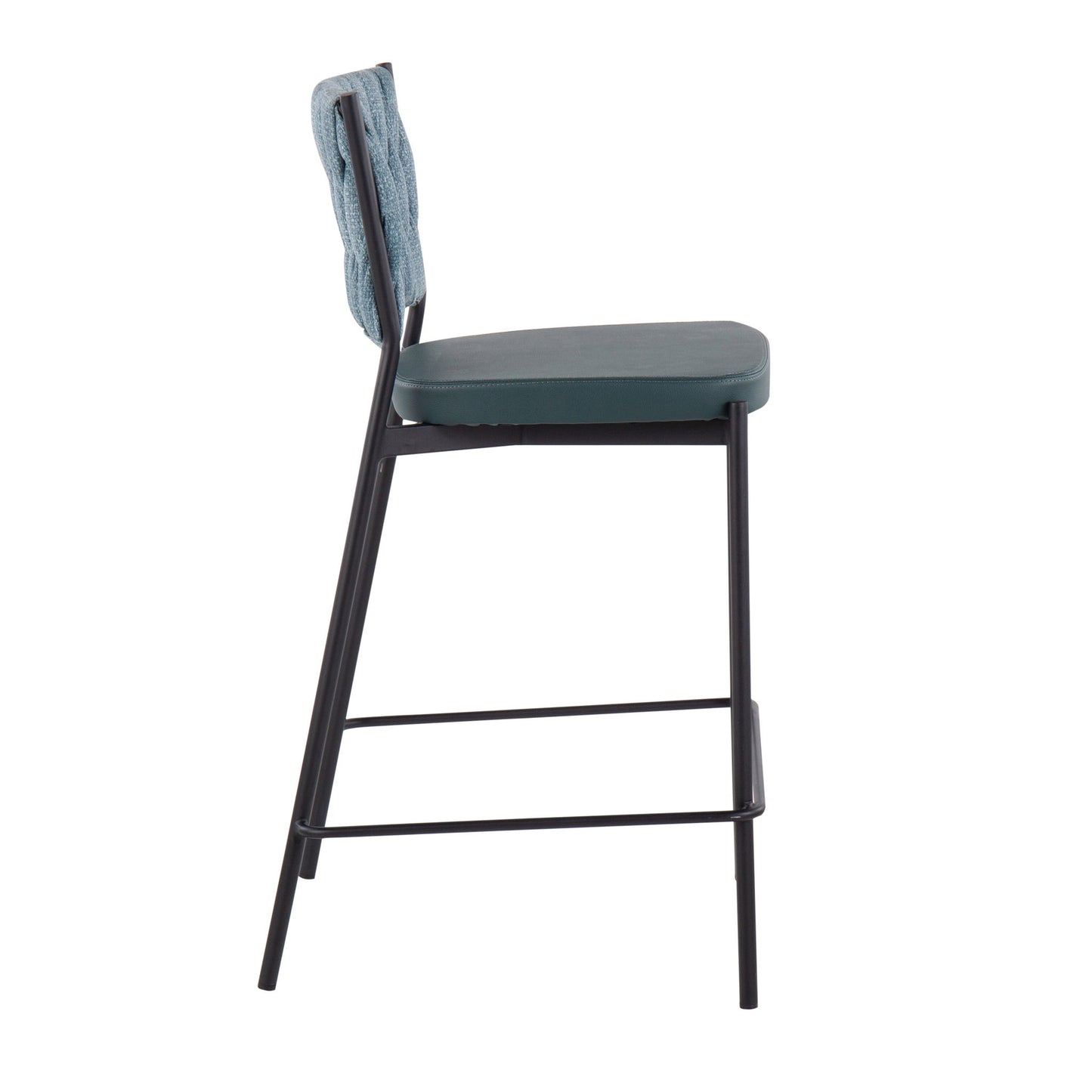 Tania - Braided Contemporary Counter Stool (Set of 2) Lumi Source