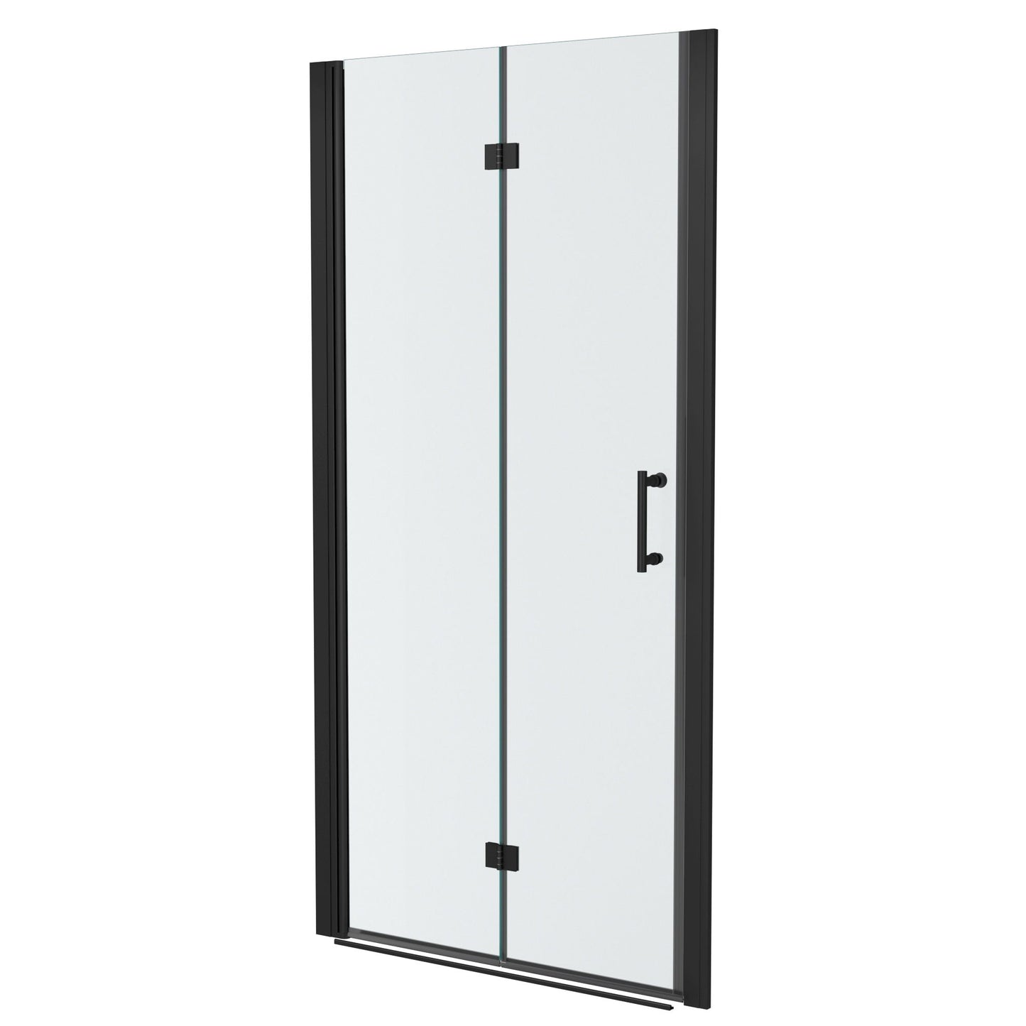 Fold Frameless Shower Door With Tempered Glass Daily Nest