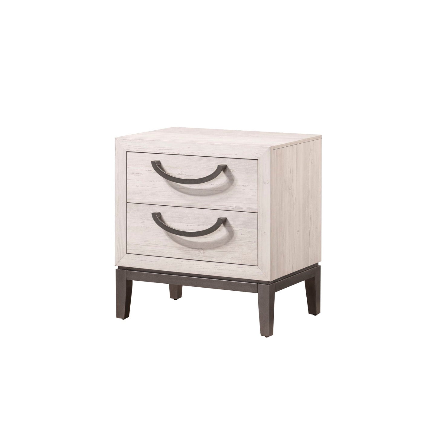 Veda - Nightstand - Beige Crown Mark