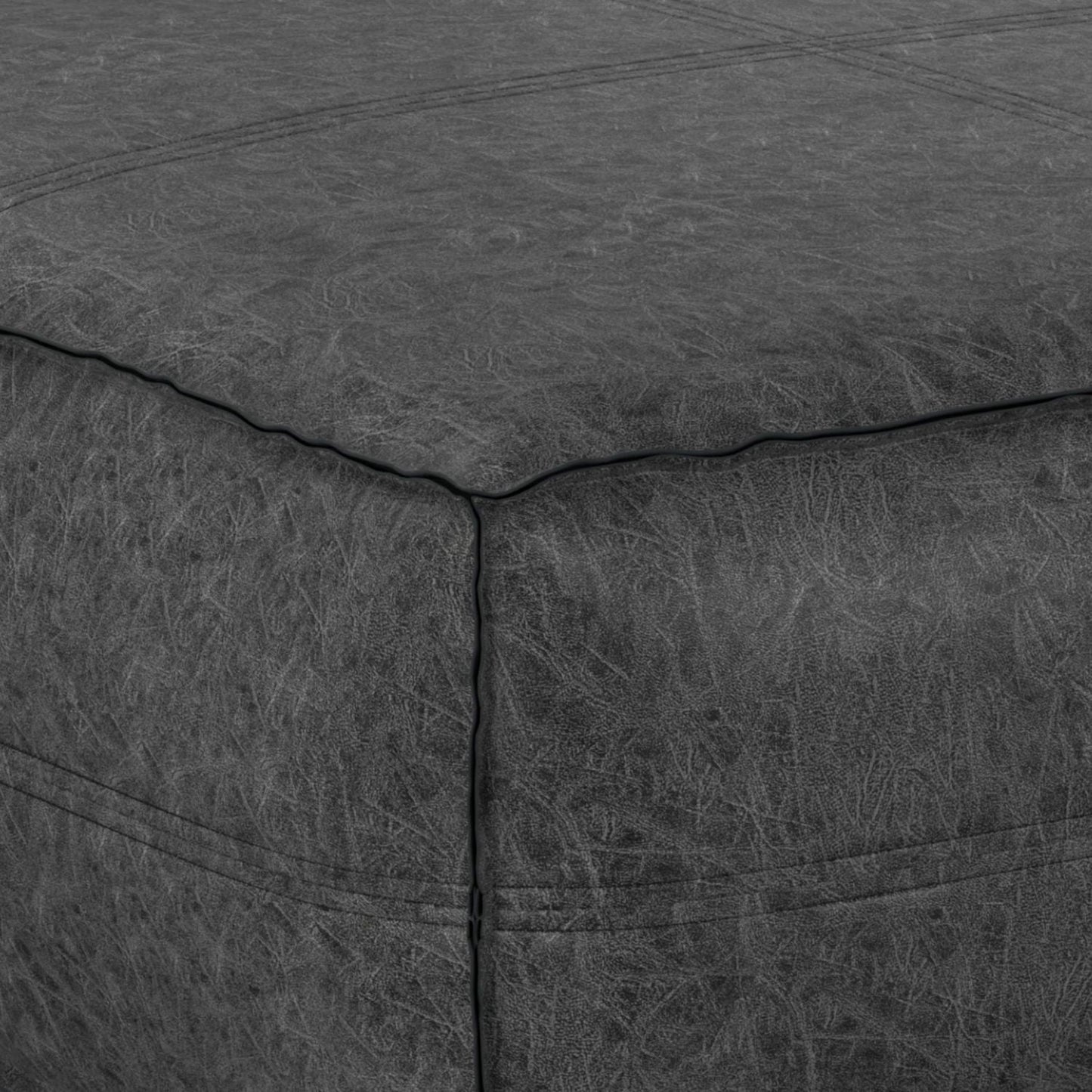 Brody - Large Square, Coffee Table Pouf Simpli-Home