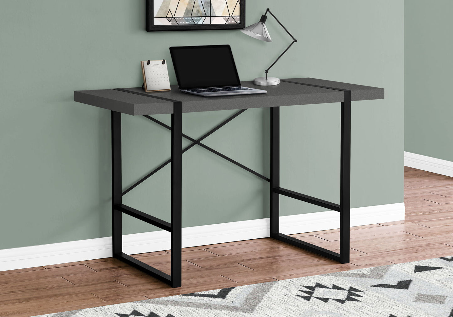 Computer Desk For Home Office, Laptop, Modern Convenient Design - Gray 8th Street