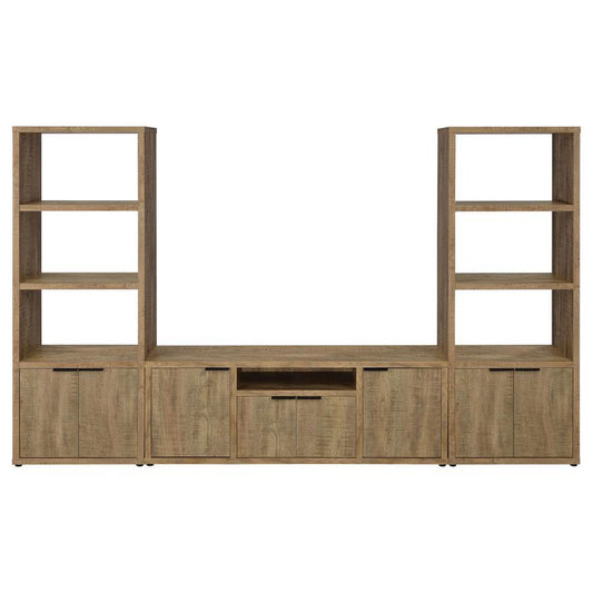 Tabby - 3 Piece TV Entertainment Center - Mango Coaster Fine Furniture