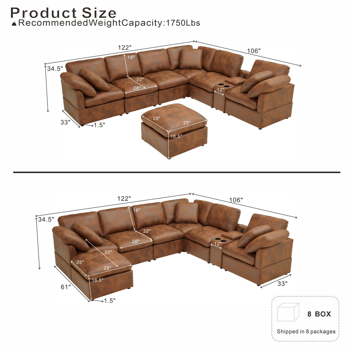 Modular Design Cloud Sofa, Freely Configurable Home Essentials
