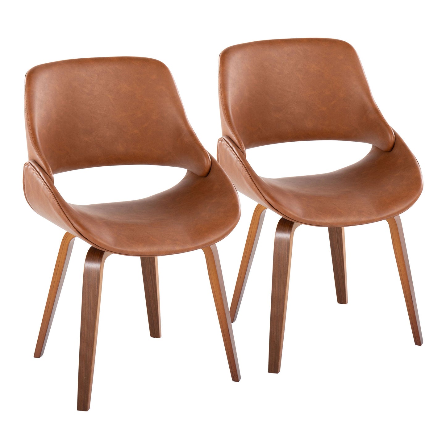 Fabrico - Mid Century Modern Style Dining Chair (Set of 2) Lumi Source