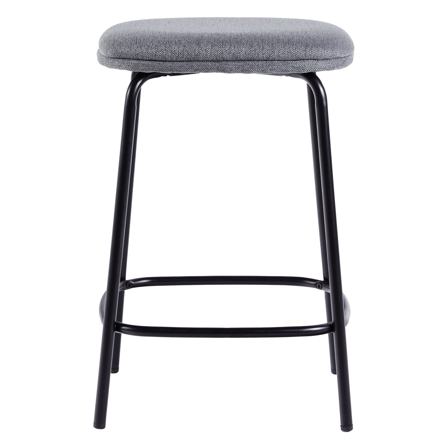 Modern Simple Counter Stool With Upholstered Seat (Set of 2) Walker Edison