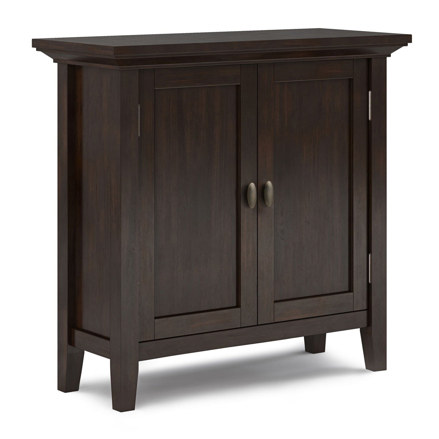 Redmond - Low Storage Cabinet - Brunette Brown Simpli-Home