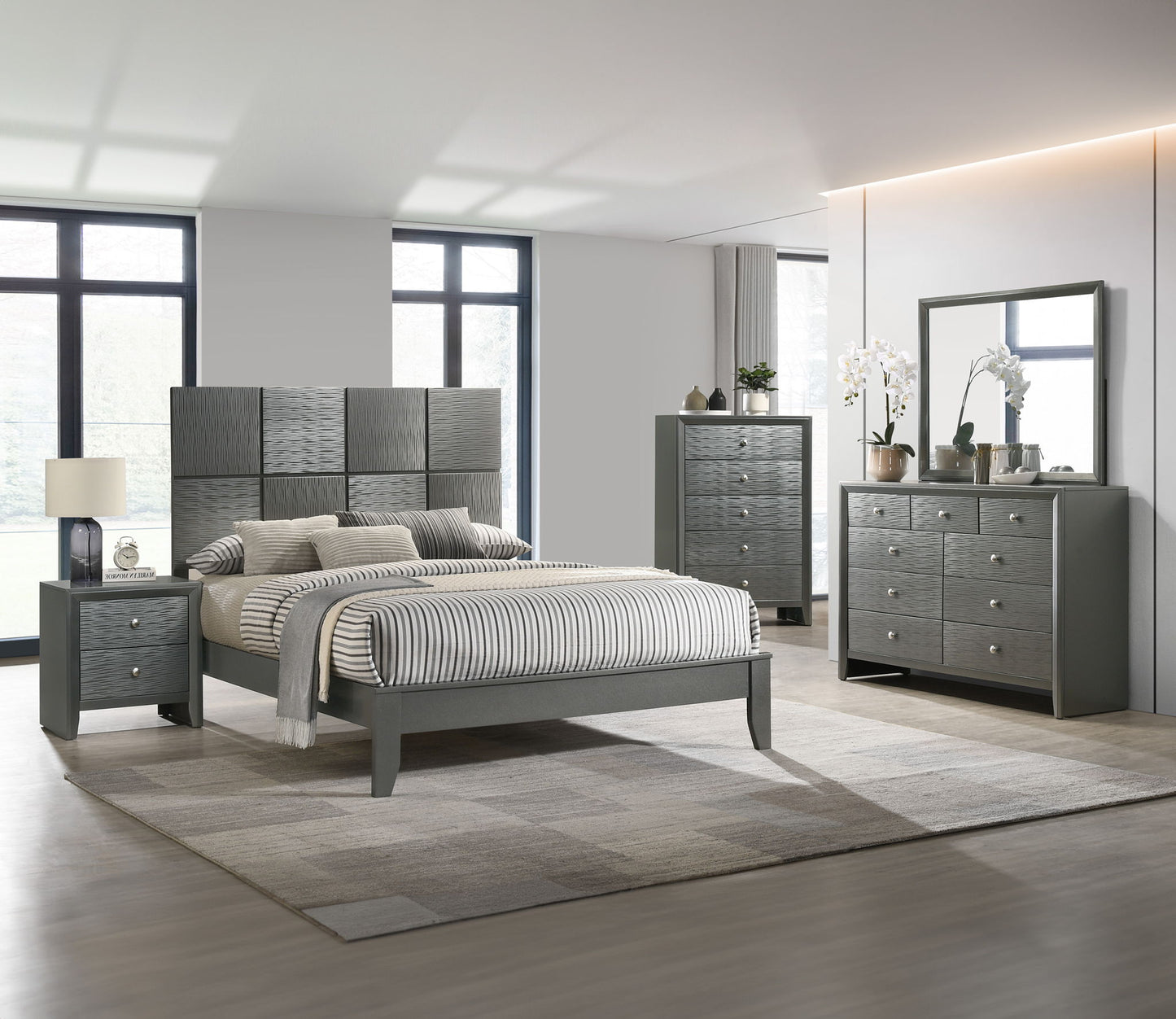 Denker - Bedroom Set Crown Mark