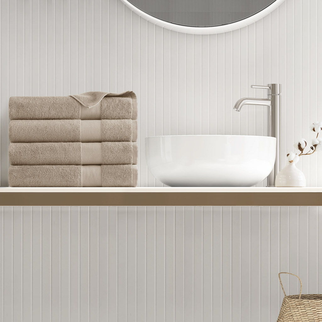 Premium Turkish Cotton 500GSM Plush Towel Set - Beige Super Listing