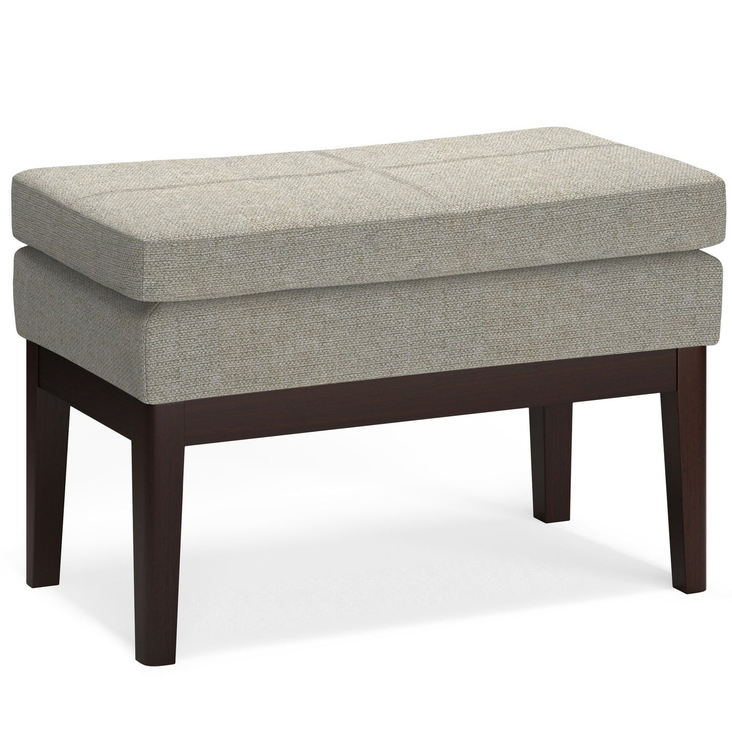 Carlson - Ottoman Bench, Mid Century Design Simpli-Home