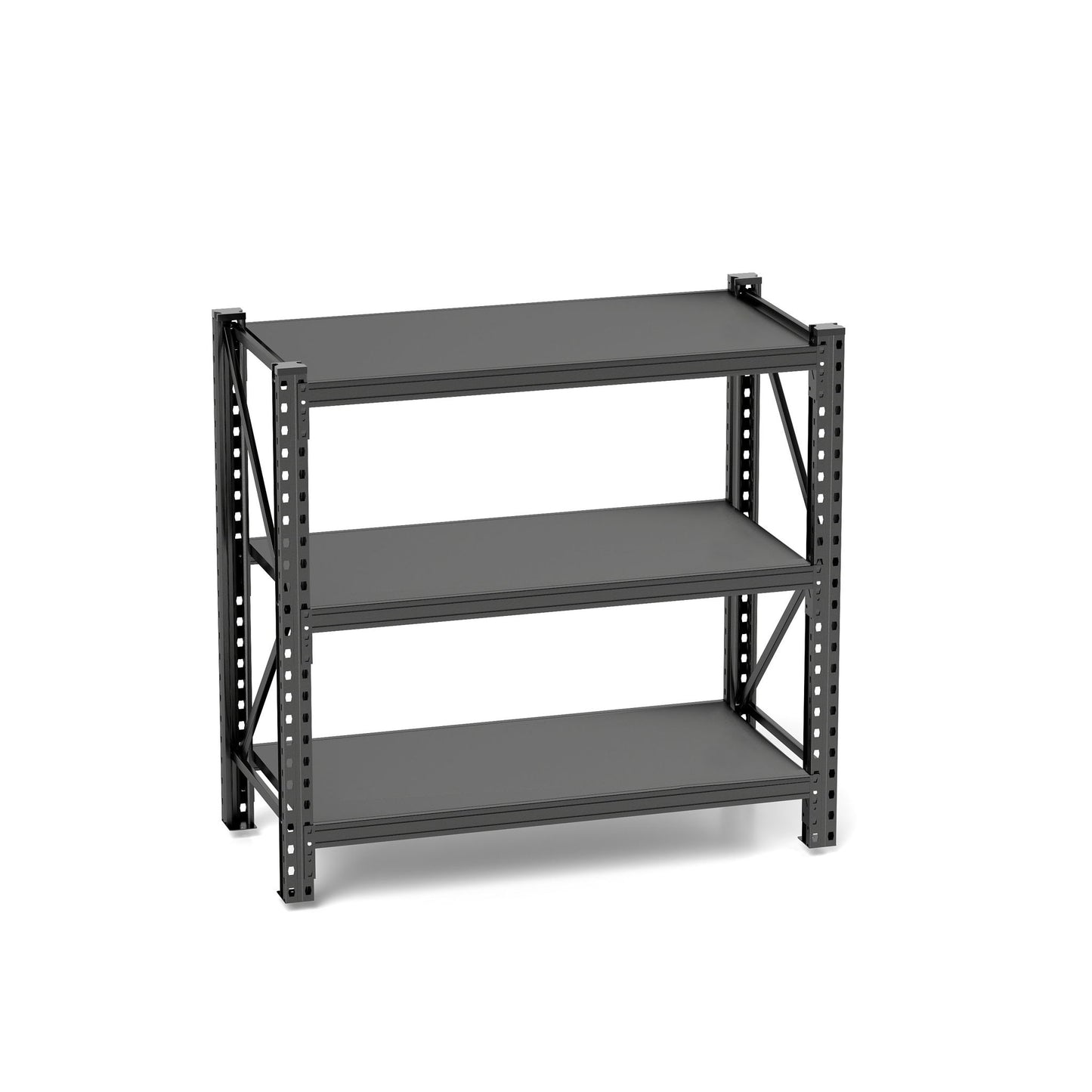 3 Tier Industrial Shelving Rack Daily Nest