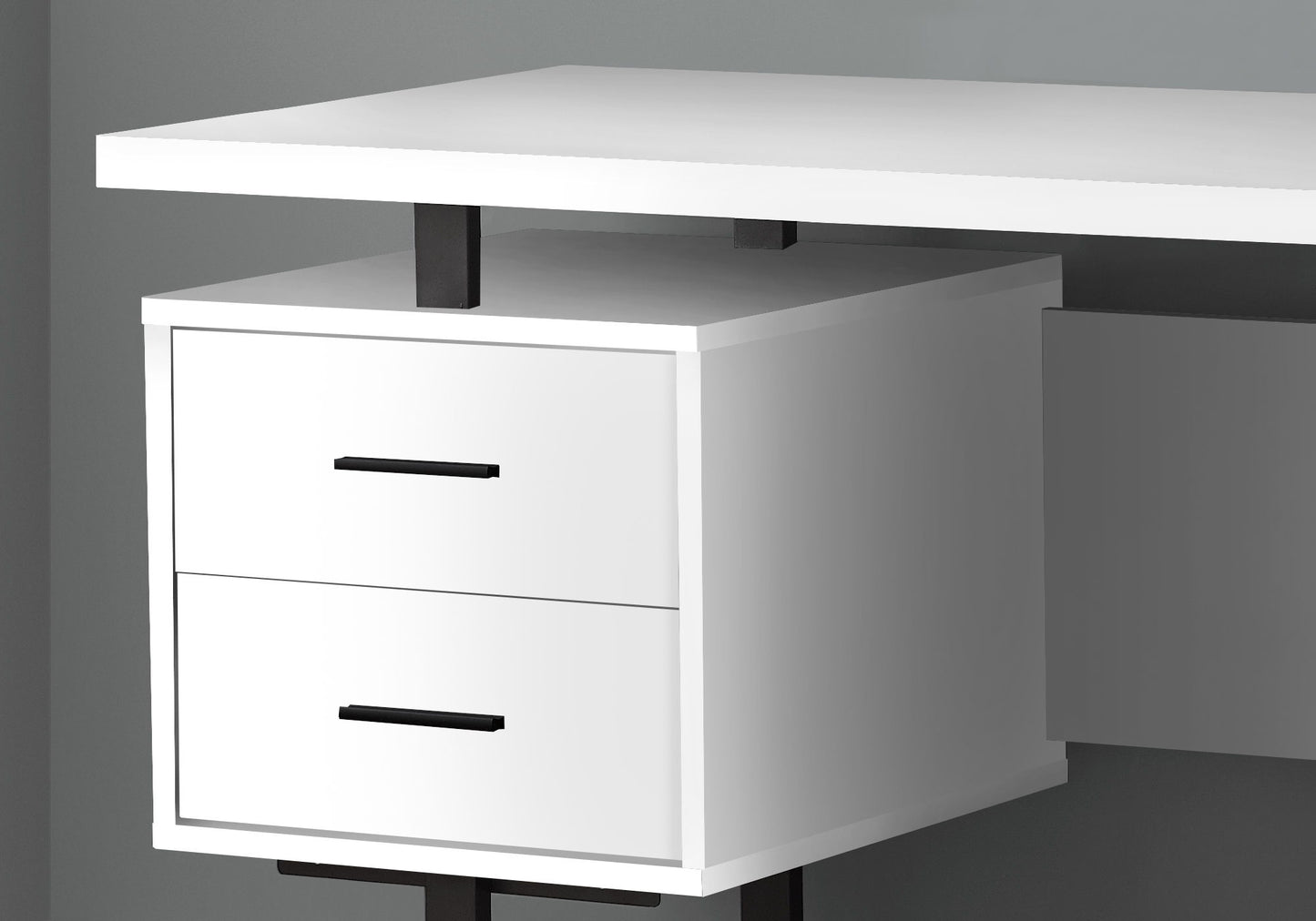 Computer Desk For Home Office, Laptop, Left, Right Set - Up, Storage Drawers, Contemporary & Modern 8th Street