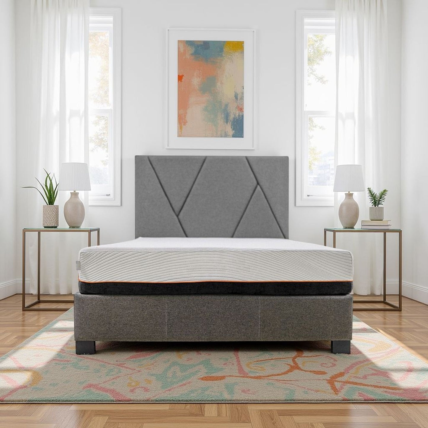 Regen - 10" Cooling Copper Infused Memory Foam Mattress Remedy Sleep