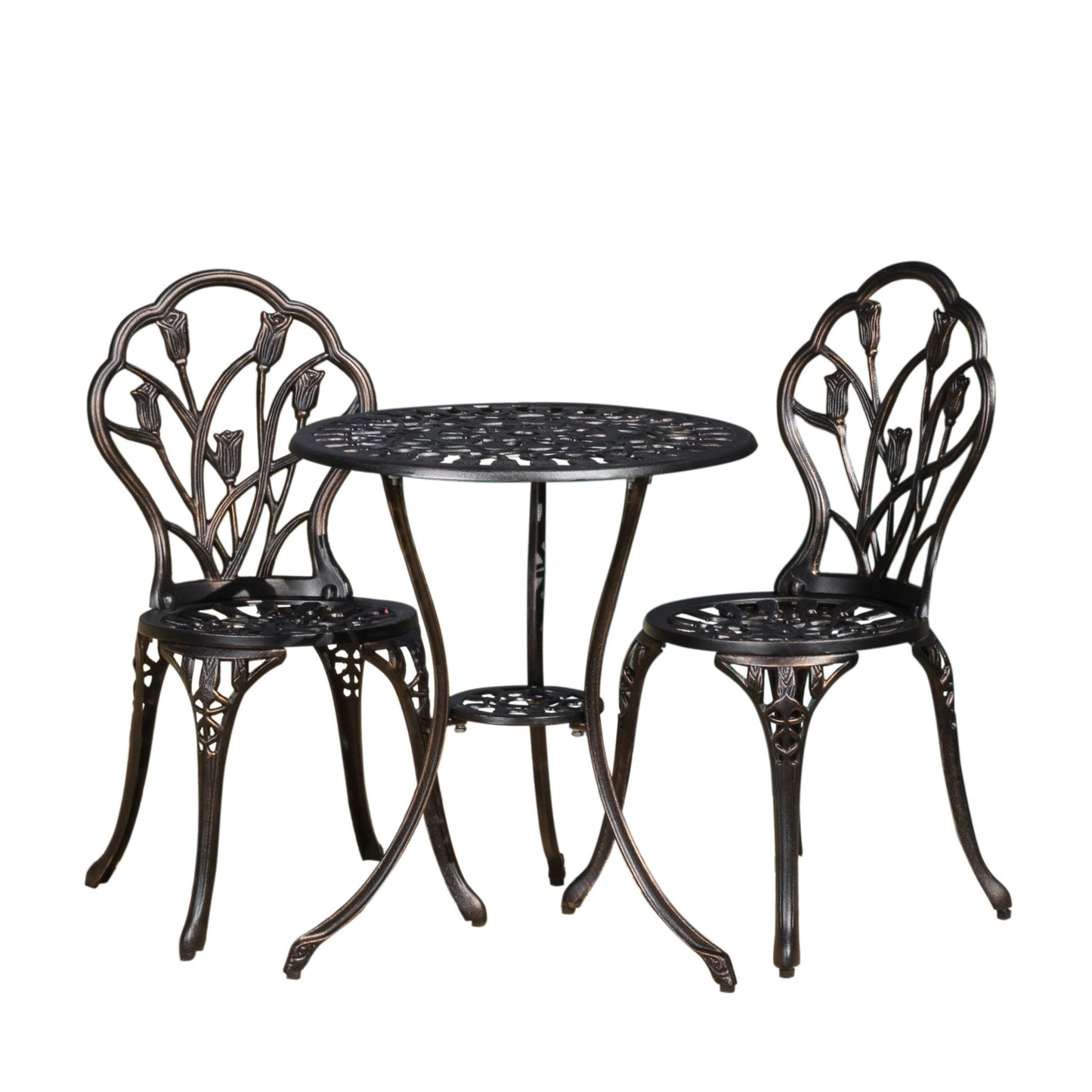 Nassau - Cast 3 Piece Bistro Set Noble House