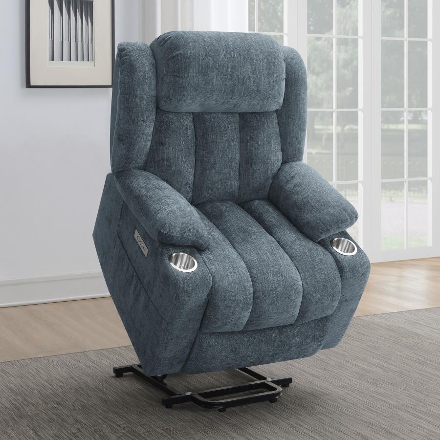 Houston - Upholstered Power Lift Recliner Chair CoasterEveryday
