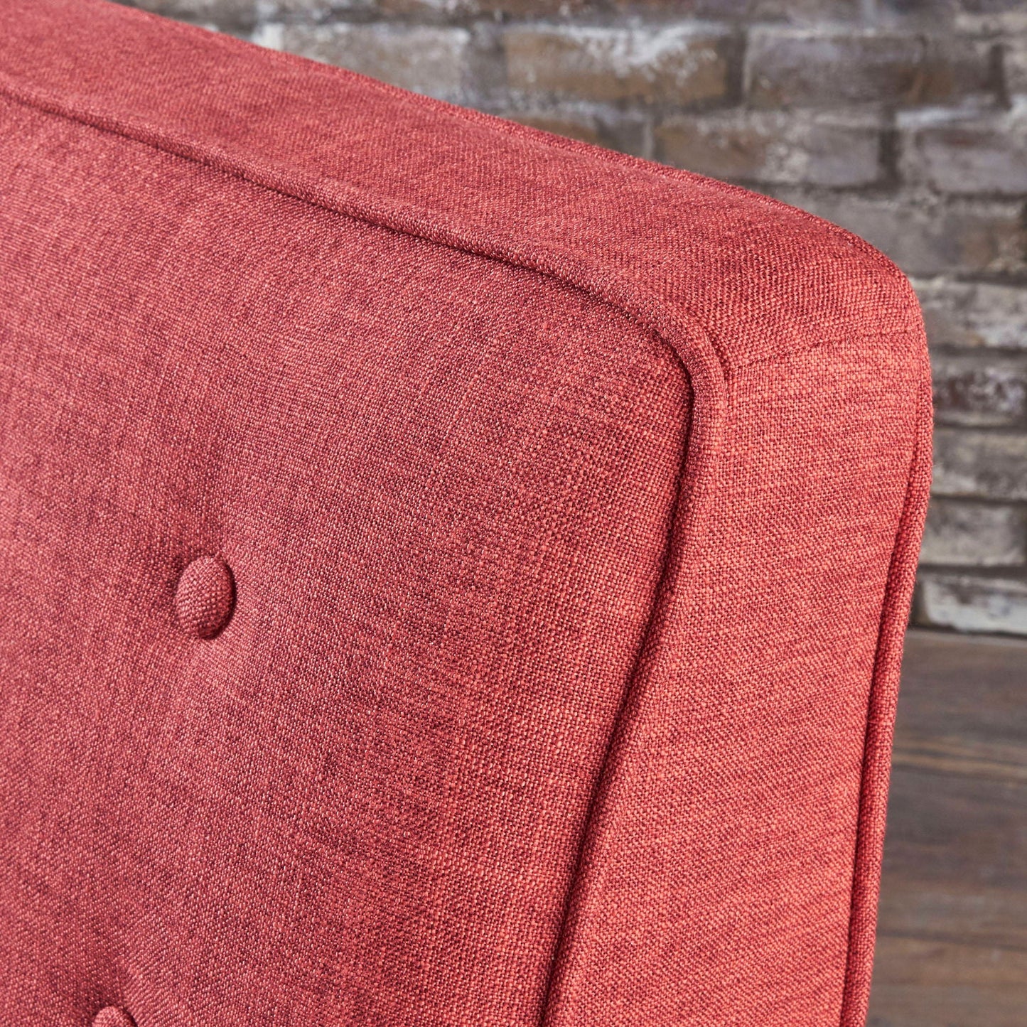 Mid-Century Modern Recliner With Button Tufted Waffle Stitch Noble House