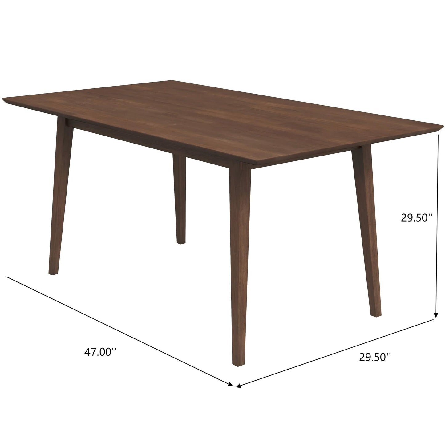 Mary - Modern Style Rectangular Dining Kitchen Table Ashcroft Furniture