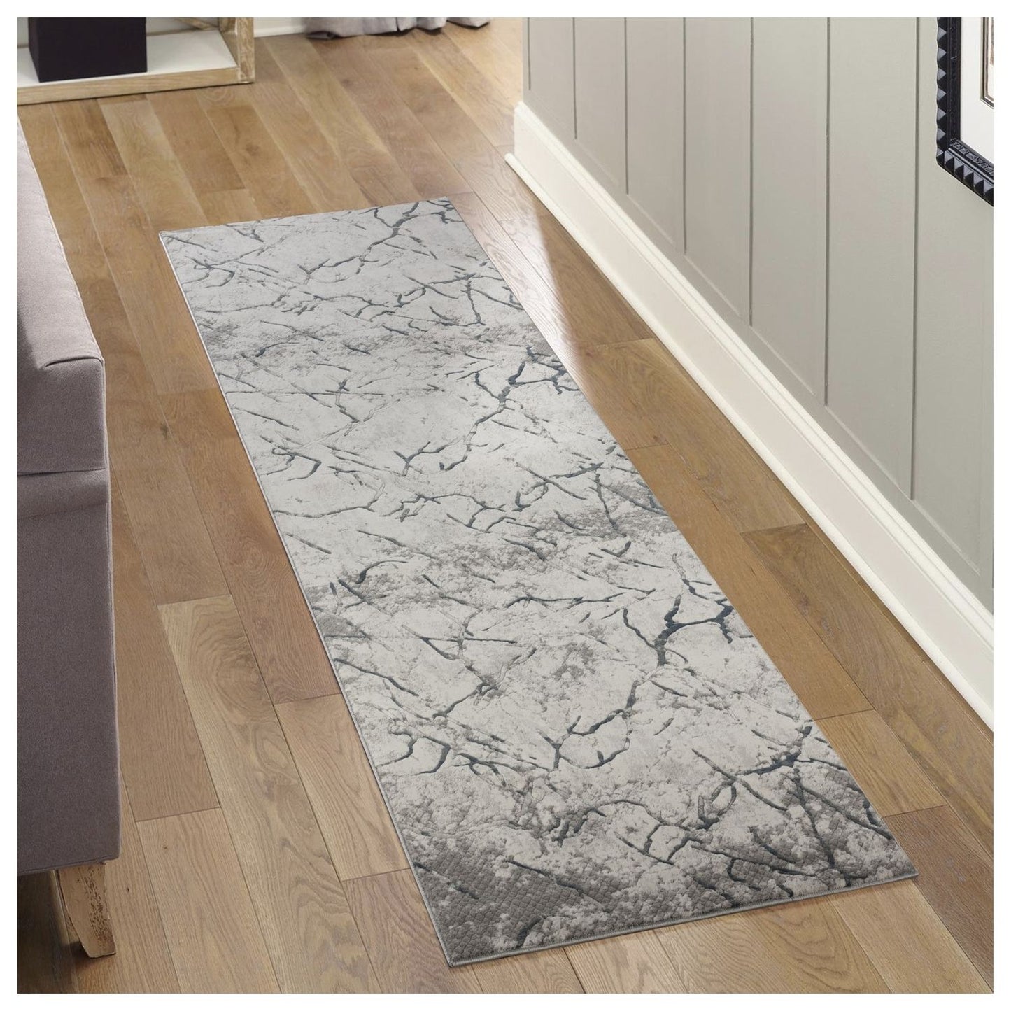 Geometrix - Contemporary Area Rug With Geometric 3D Effect Icona Home Decor