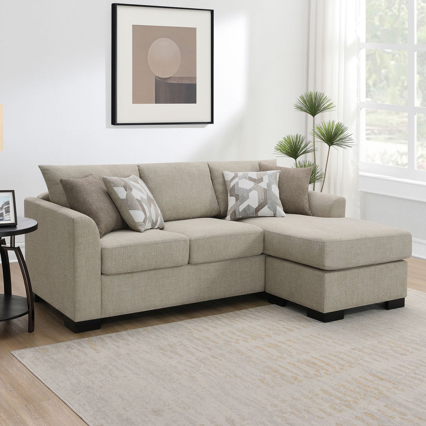 Pacheco - Sleeper Sectional Chaise Sofa Furniture Max