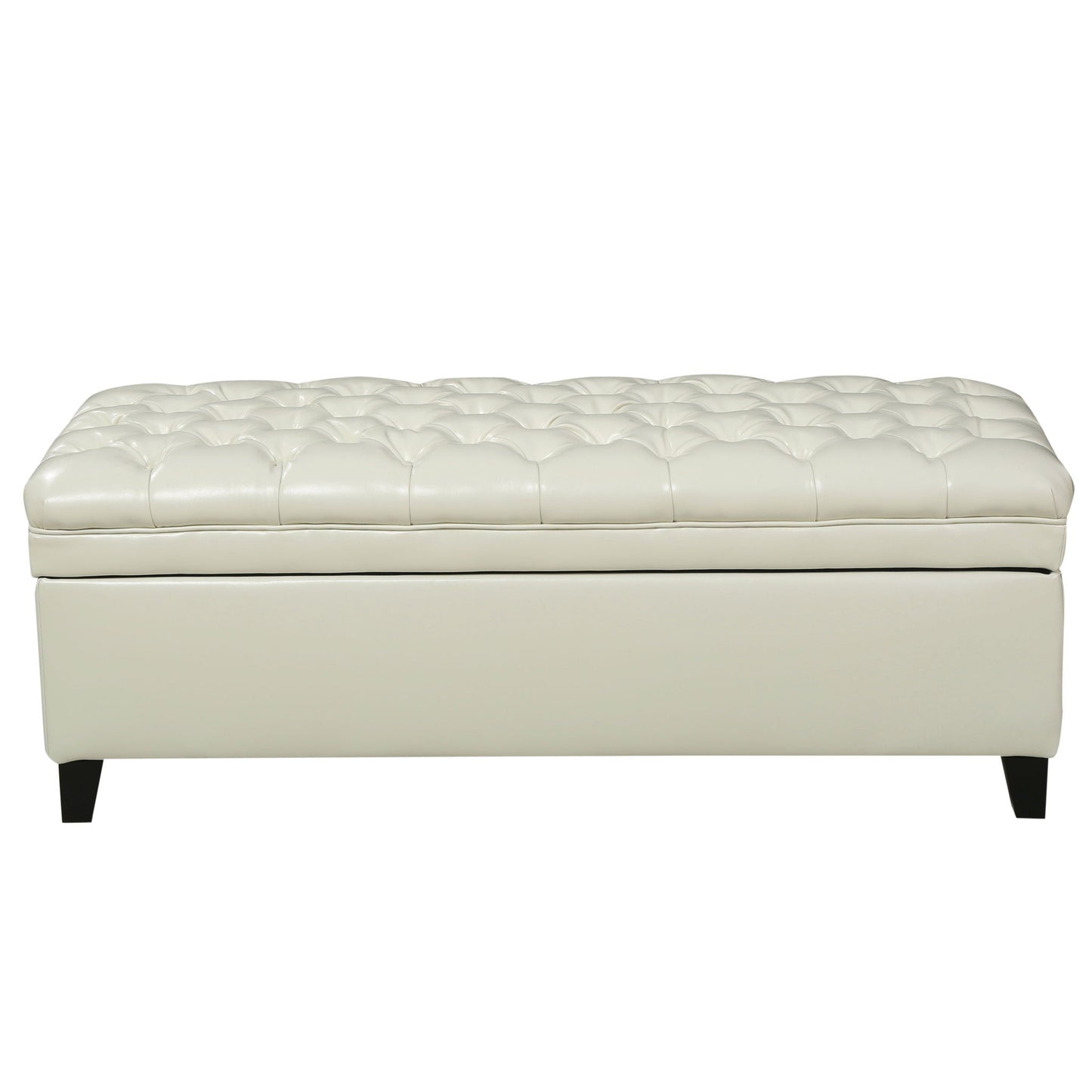 Juliana - Storage Ottoman With Birch Legs Noble House