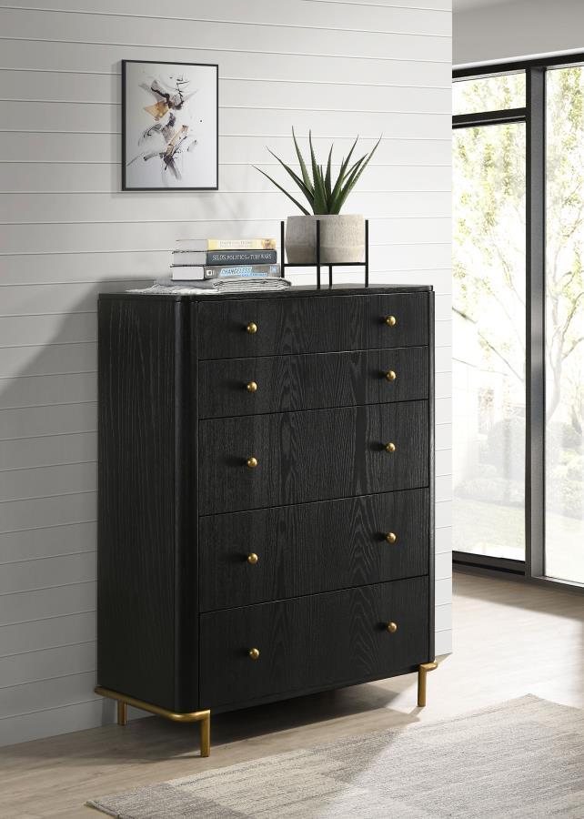 Arini - 5-Drawer Bedroom Chest CoasterElevations