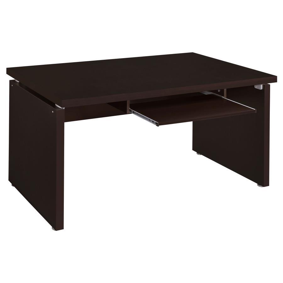 Skylar - Computer Desk With Keyboard Drawer - Cappuccino CoasterEveryday