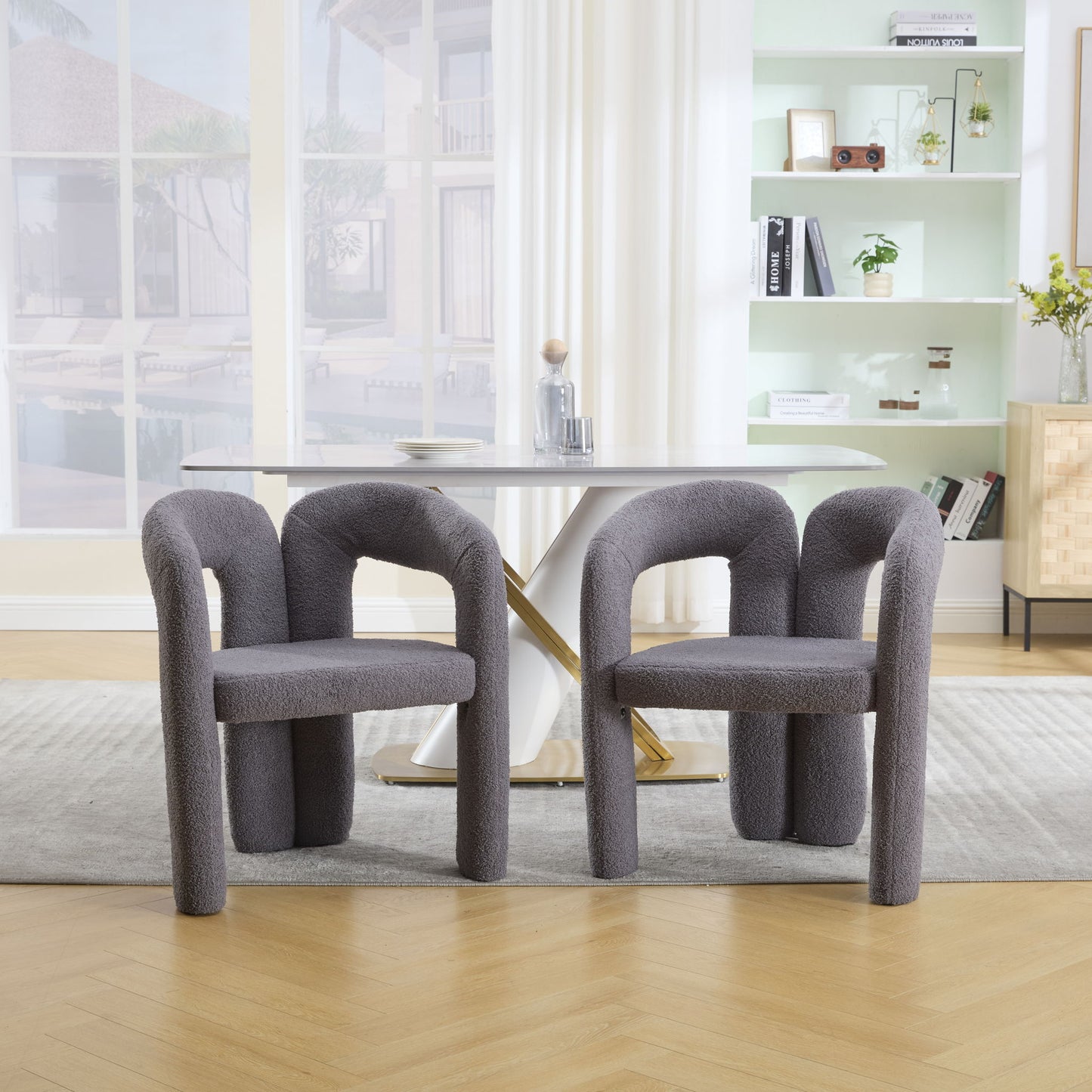 Coolmore Contemporary Designed Accent / Dining Chair With Armrests Home Essentials
