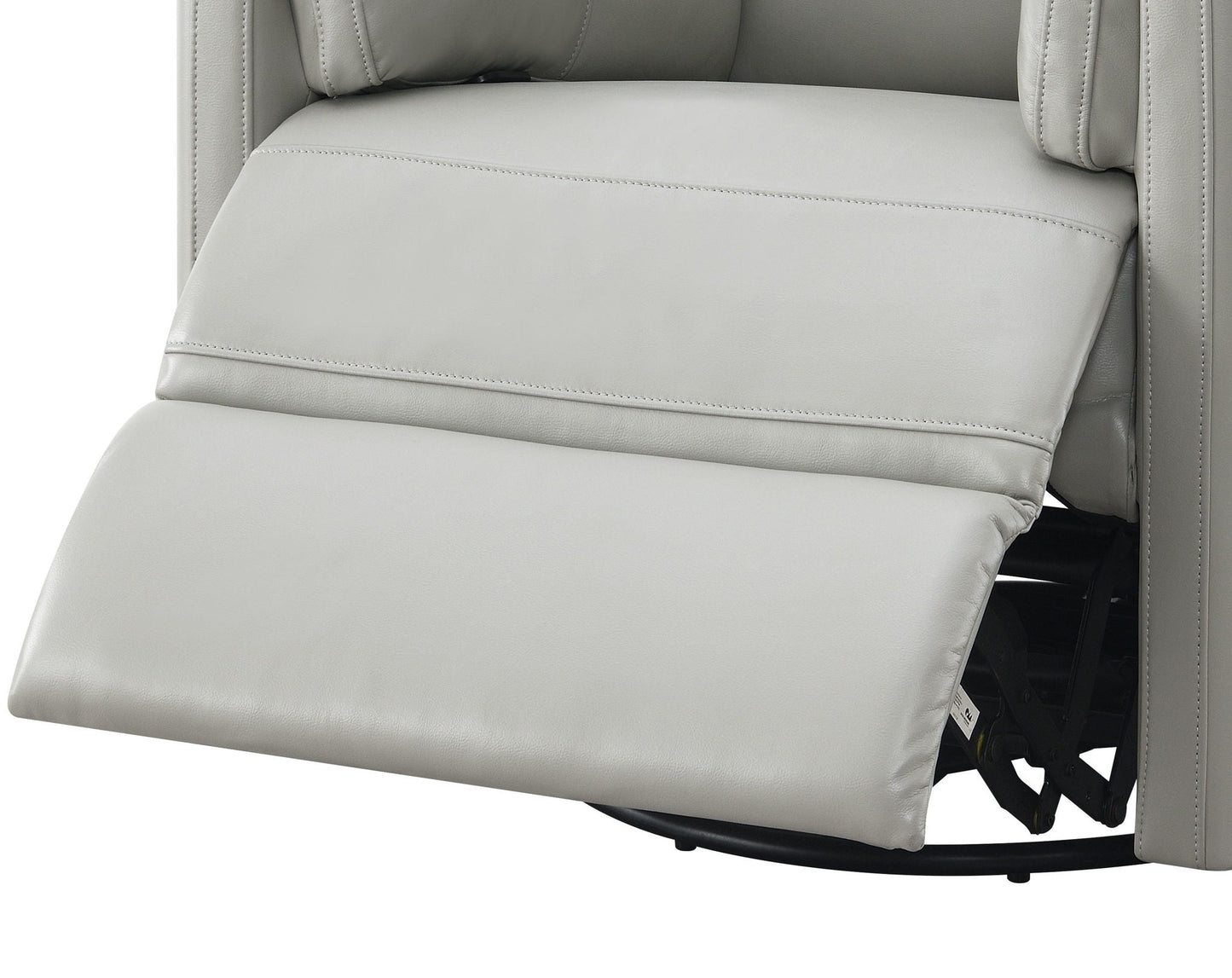 Sagen - Chenille Glider Recliner With Swivel Acme