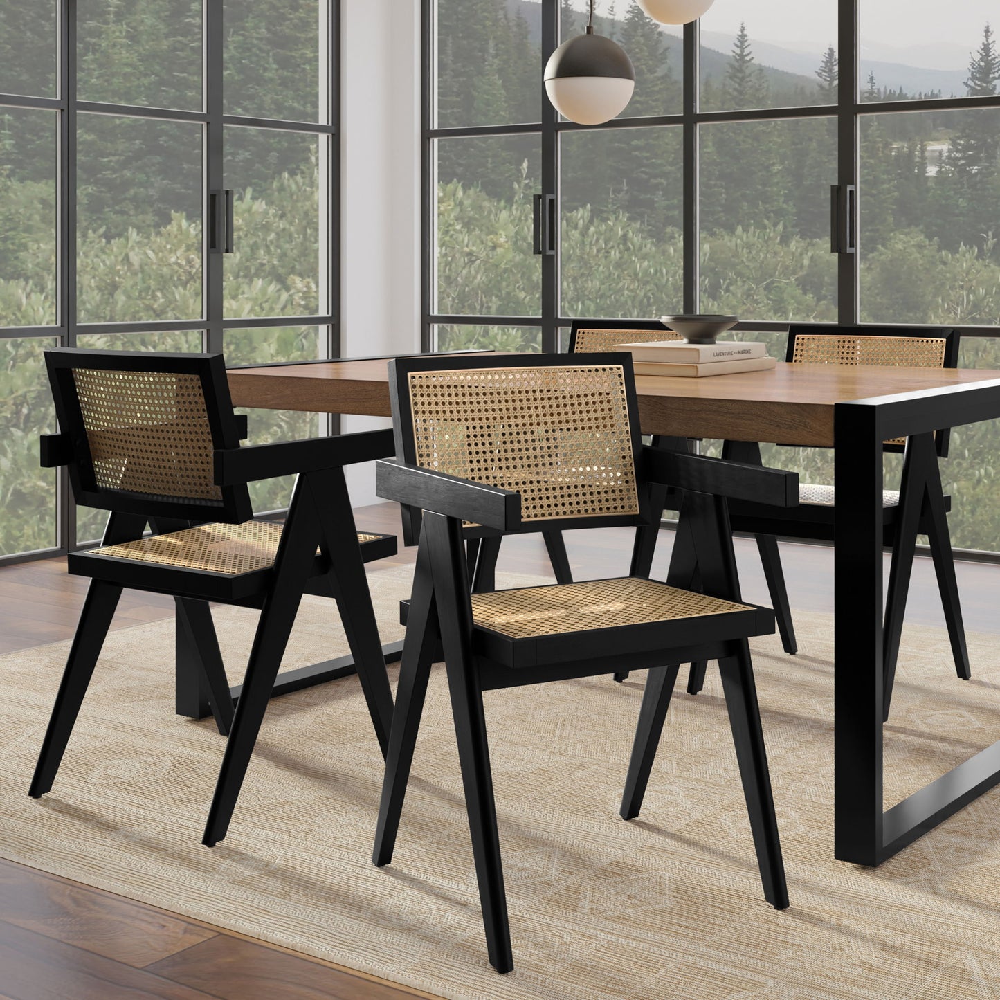 Regina - Handcrafted Dining Armchair (Set of 2) Simpli-Home